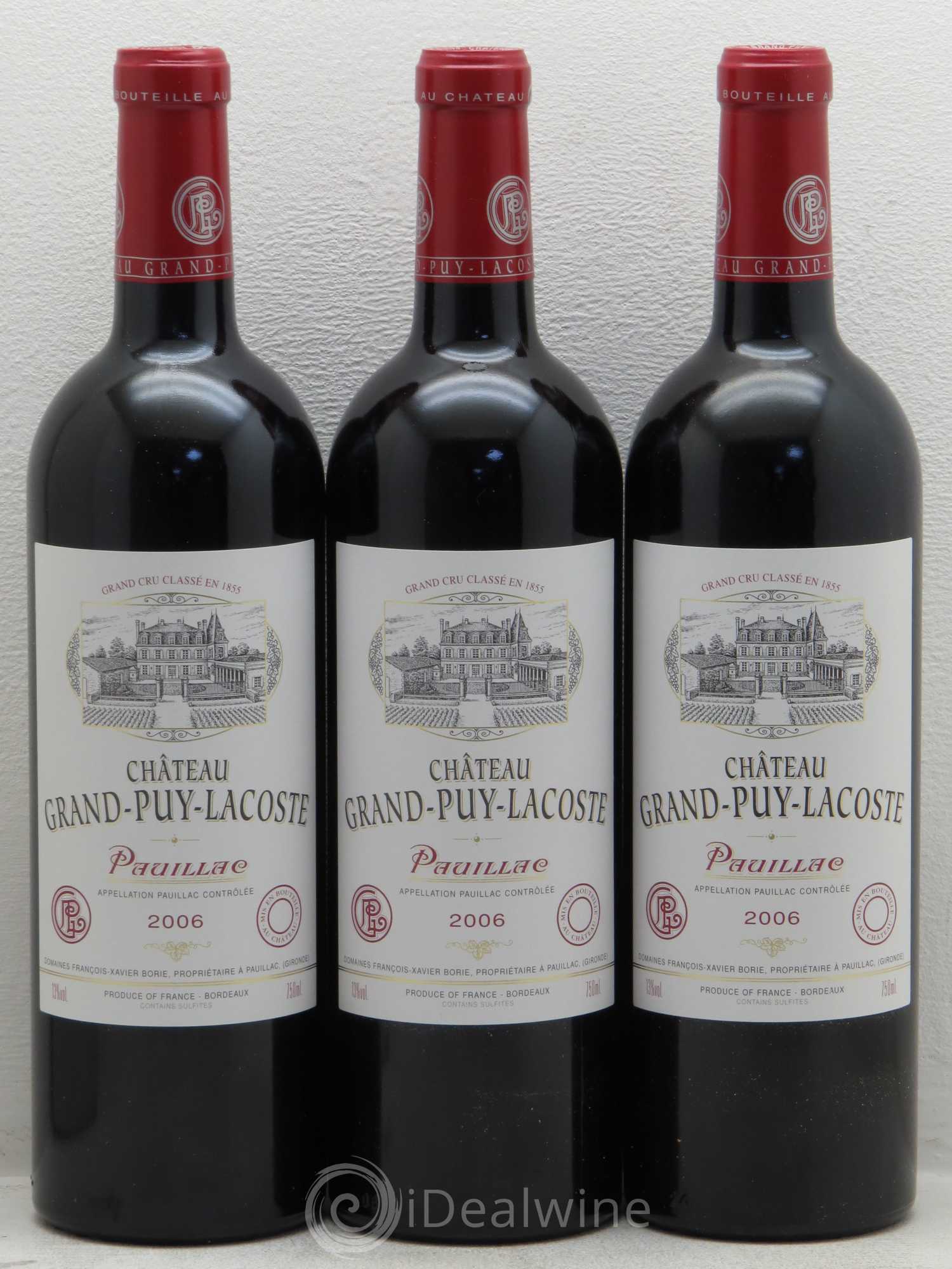 Château Grand Puy Lacoste 5ème Grand Cru Classé 2006 - Lot de 12 bouteilles - 3