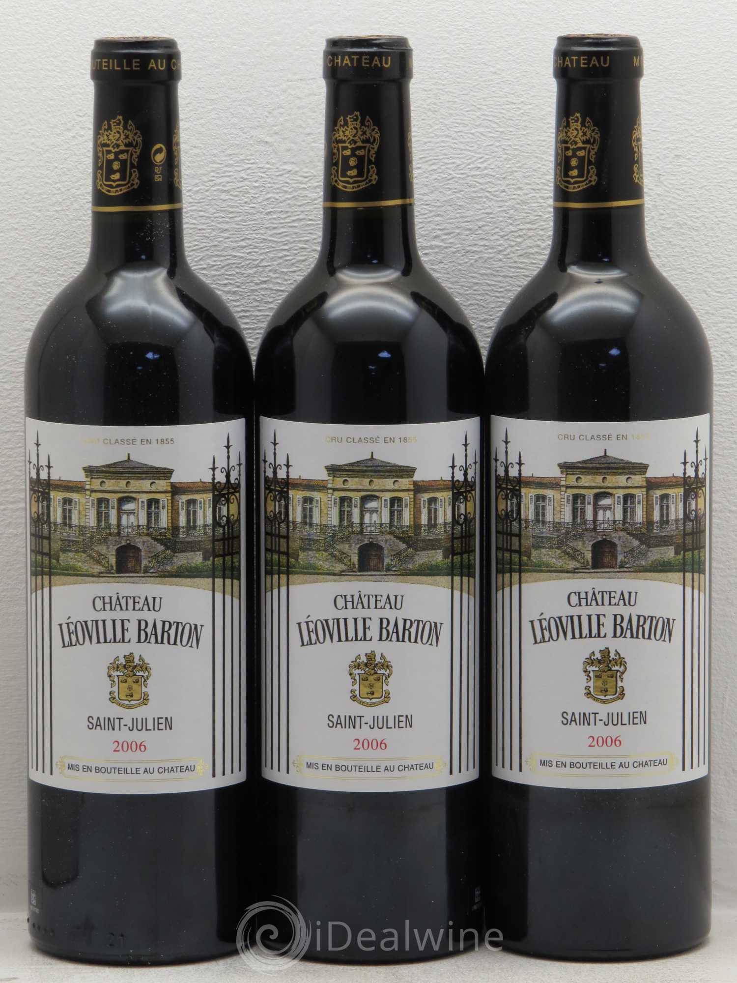 Château Léoville Barton 2ème Grand Cru Classé 2006 - Lot de 12 bouteilles - 1