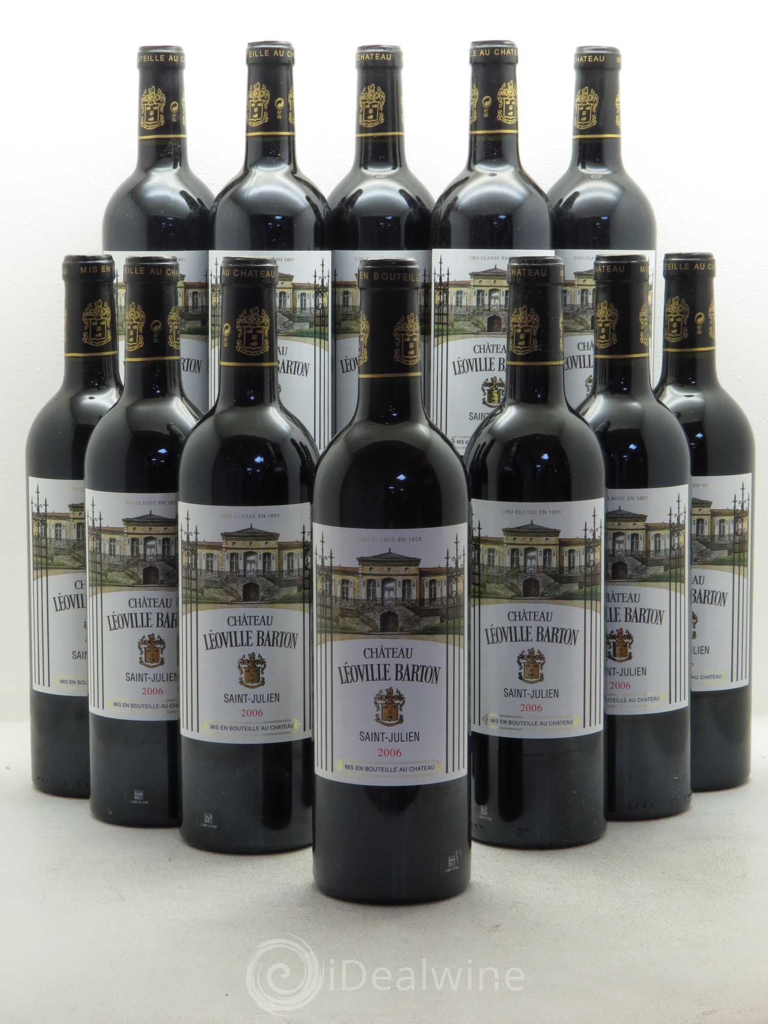 Château Léoville Barton 2ème Grand Cru Classé 2006 - Lot de 12 bouteilles - 0