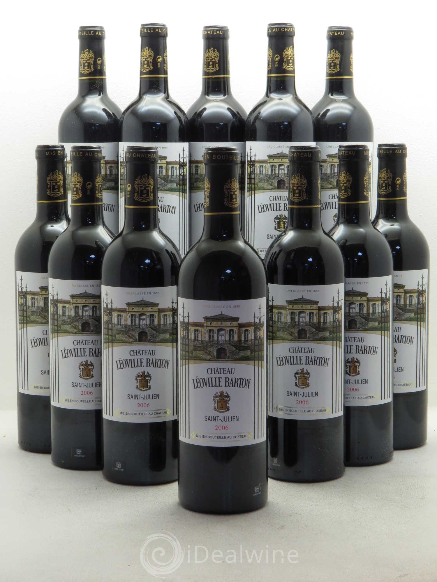 Château Léoville Barton 2ème Grand Cru Classé 2006 - Lot de 12 bouteilles - 0