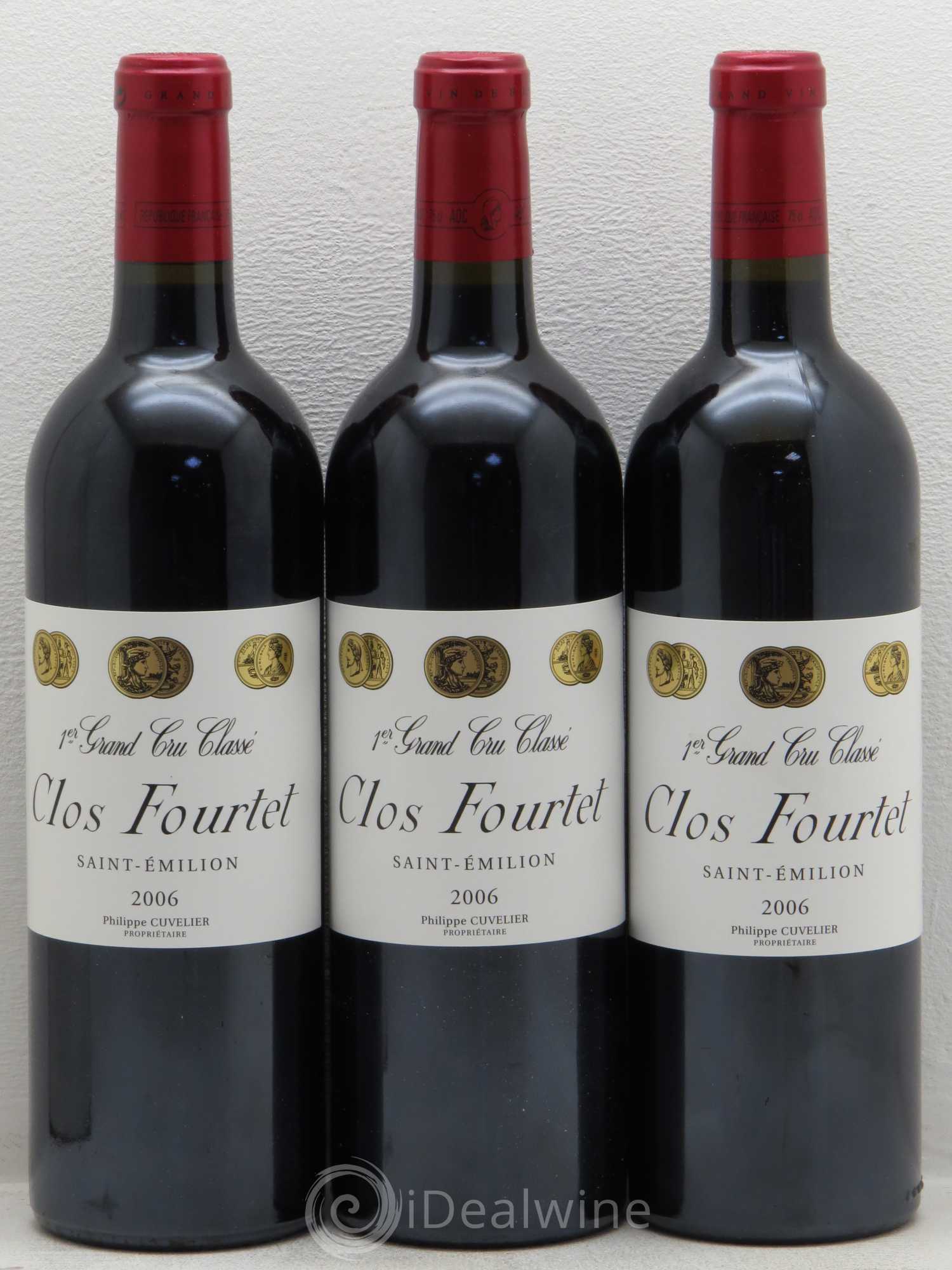 Clos Fourtet 1er Grand Cru Classé B 2006 - Lot de 12 bouteilles - 1