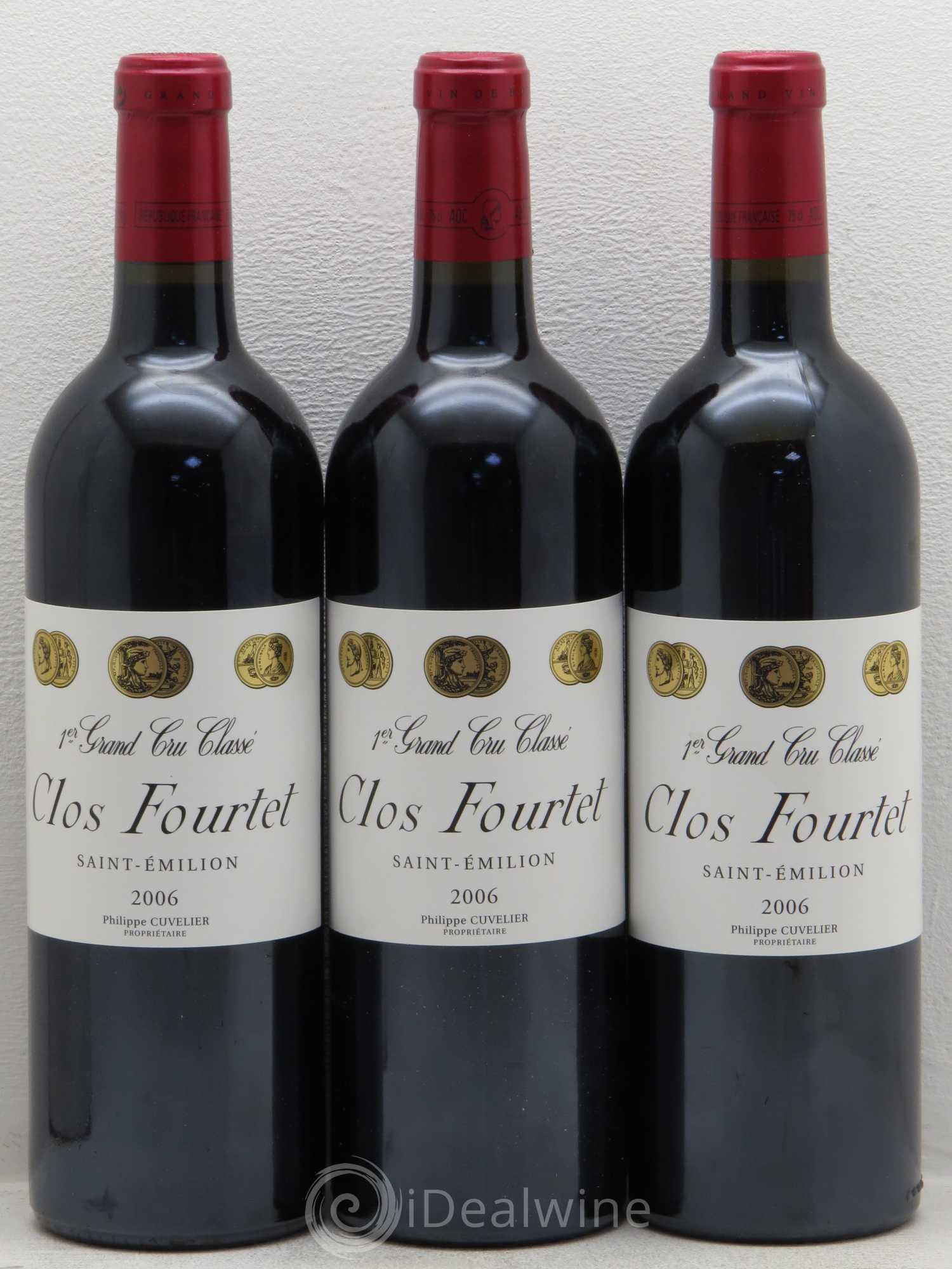 Clos Fourtet 1er Grand Cru Classé B 2006 - Lot de 12 bouteilles - 3