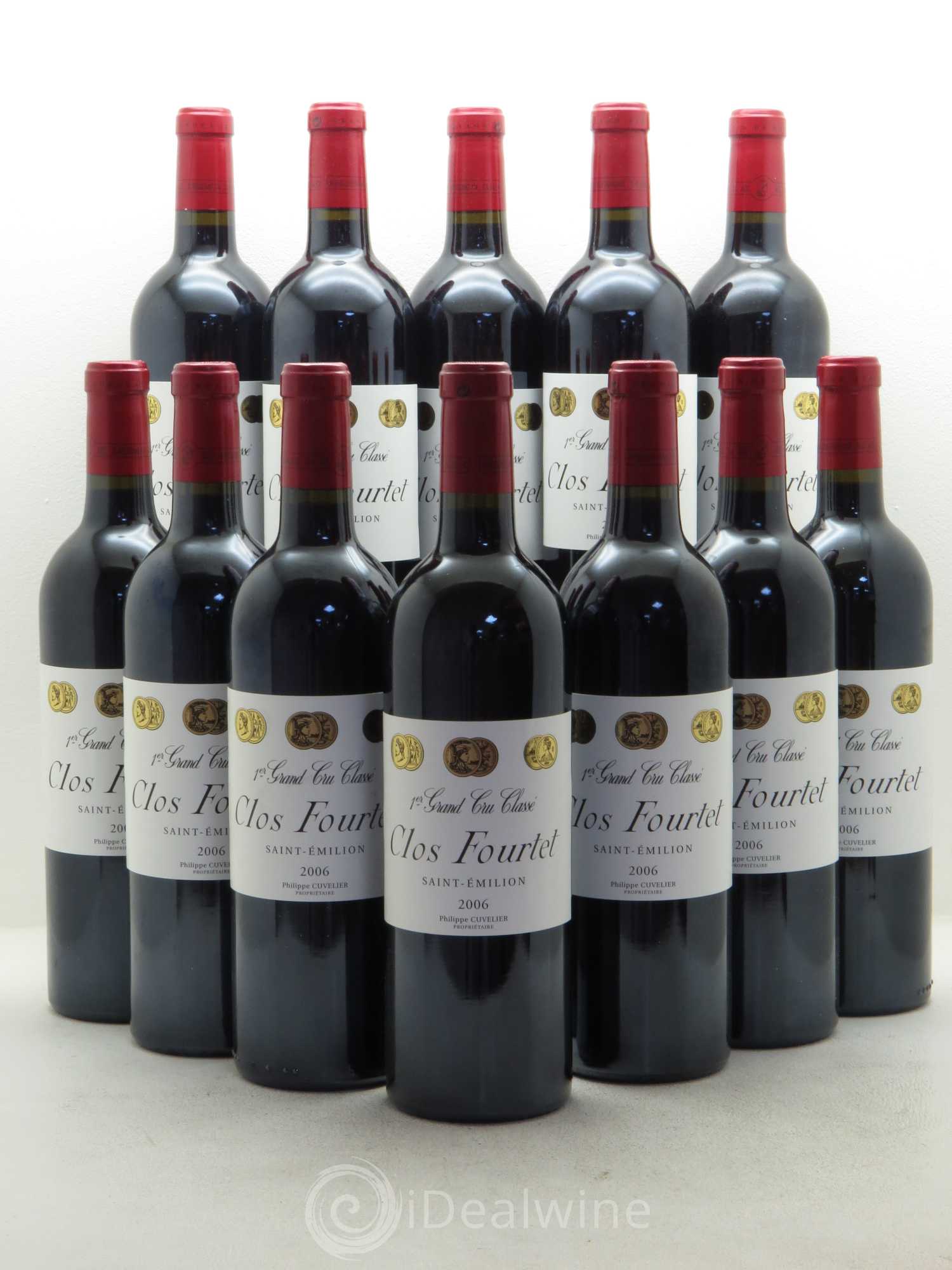 Clos Fourtet 1er Grand Cru Classé B 2006 - Lot de 12 bouteilles - 0