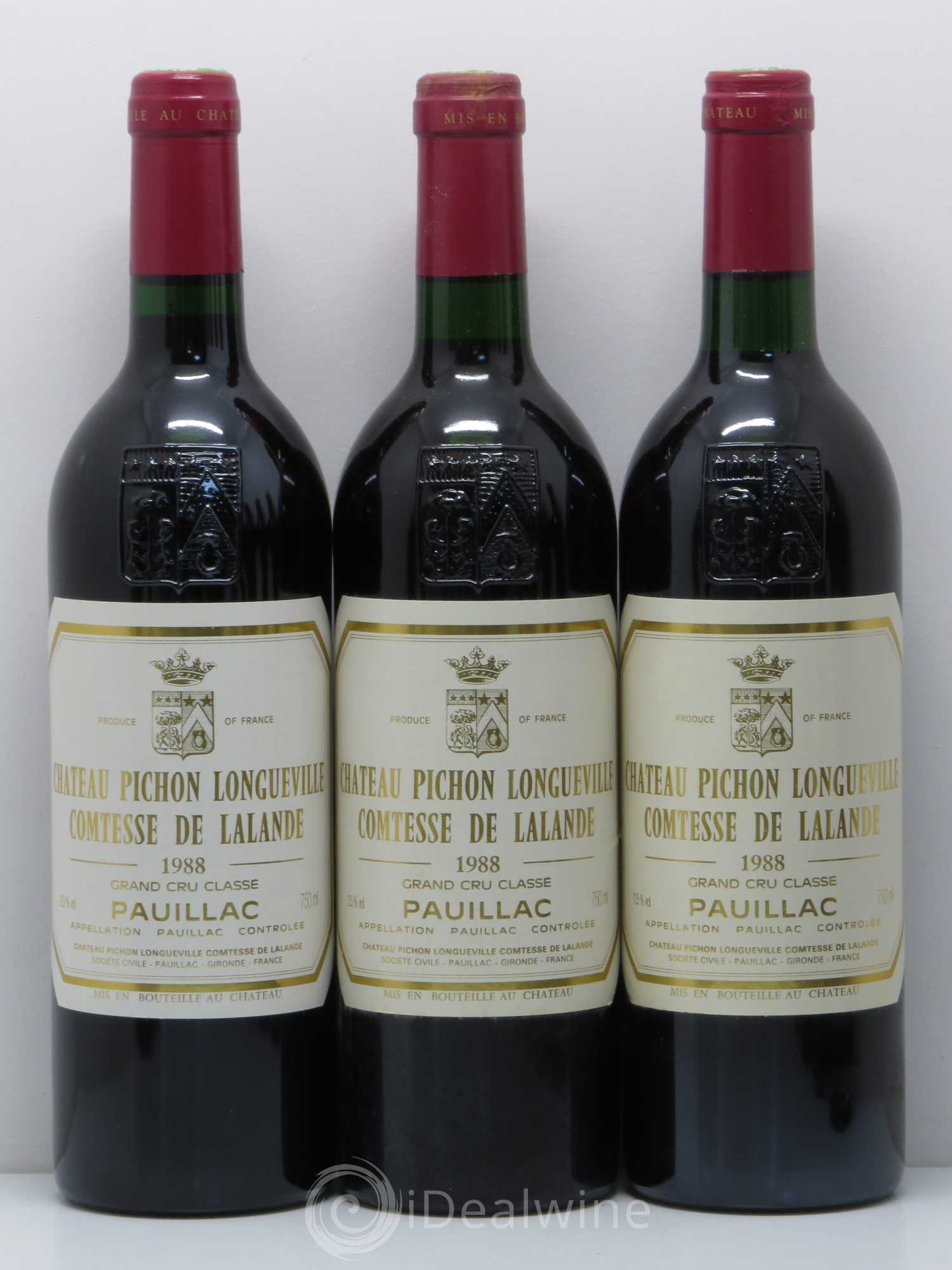 Château Pichon Longueville Comtesse de Lalande 2ème Grand Cru Classé 1988 - Lot de 12 bouteilles - 2