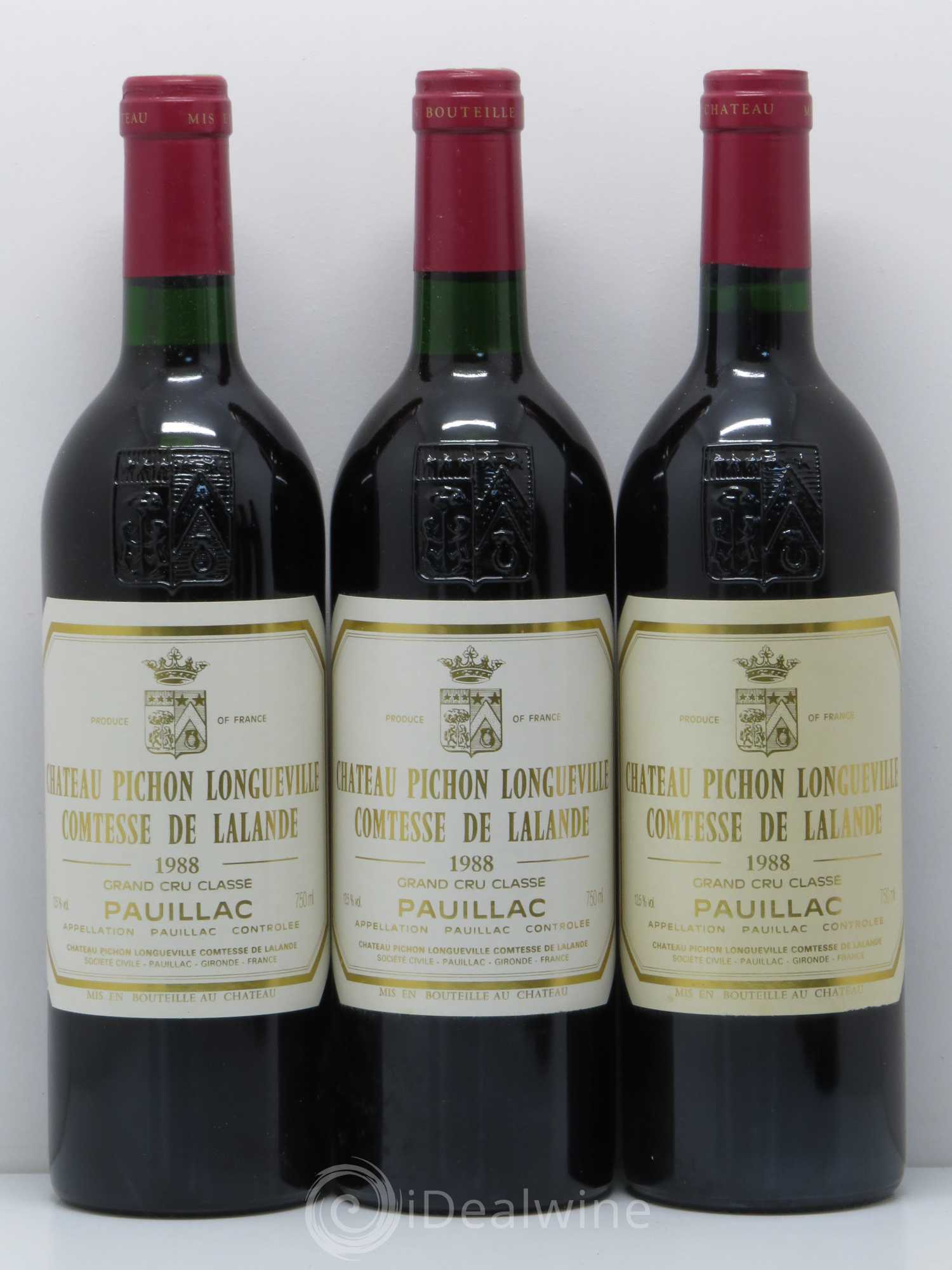 Château Pichon Longueville Comtesse de Lalande 2ème Grand Cru Classé 1988 - Lot de 12 bouteilles - 3