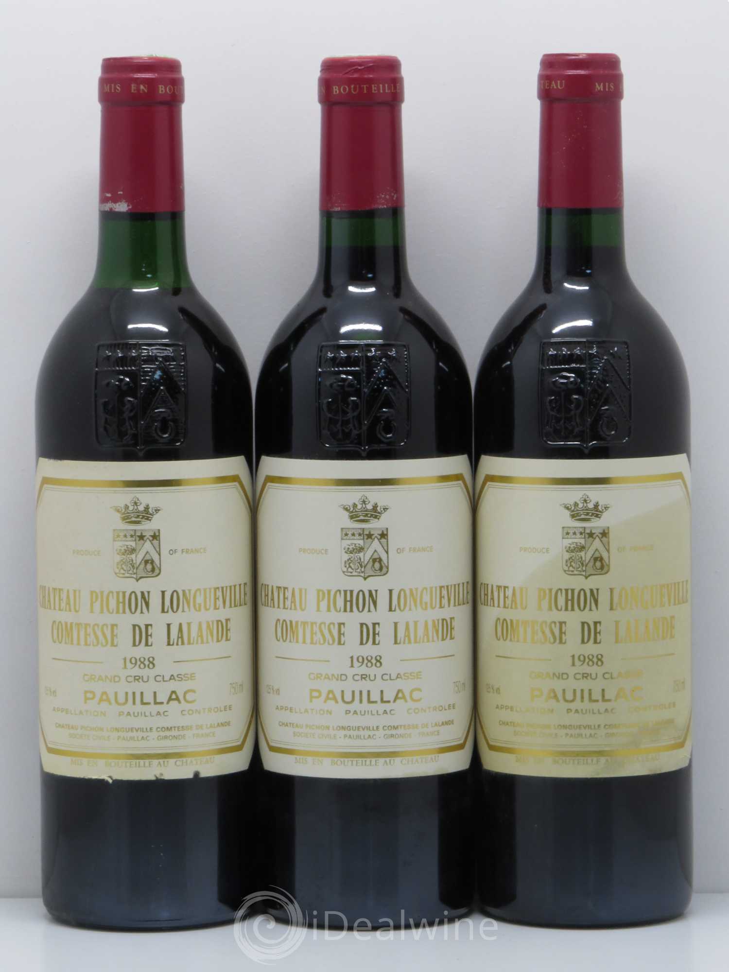Château Pichon Longueville Comtesse de Lalande 2ème Grand Cru Classé 1988 - Lot de 12 bouteilles - 4