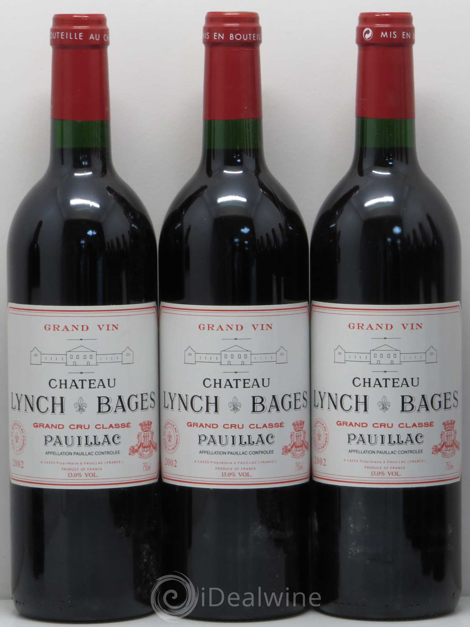 Château Lynch Bages 5ème Grand Cru Classé 2002 - Lot de 12 bouteilles - 2