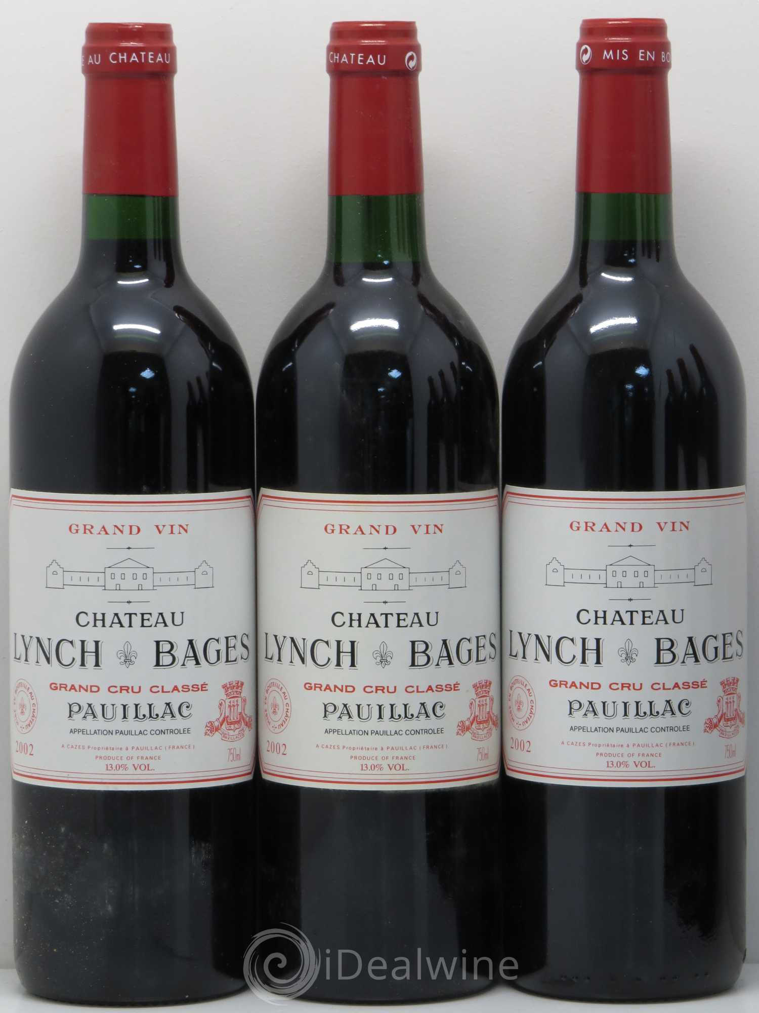 Château Lynch Bages 5ème Grand Cru Classé 2002 - Lot de 12 bouteilles - 3