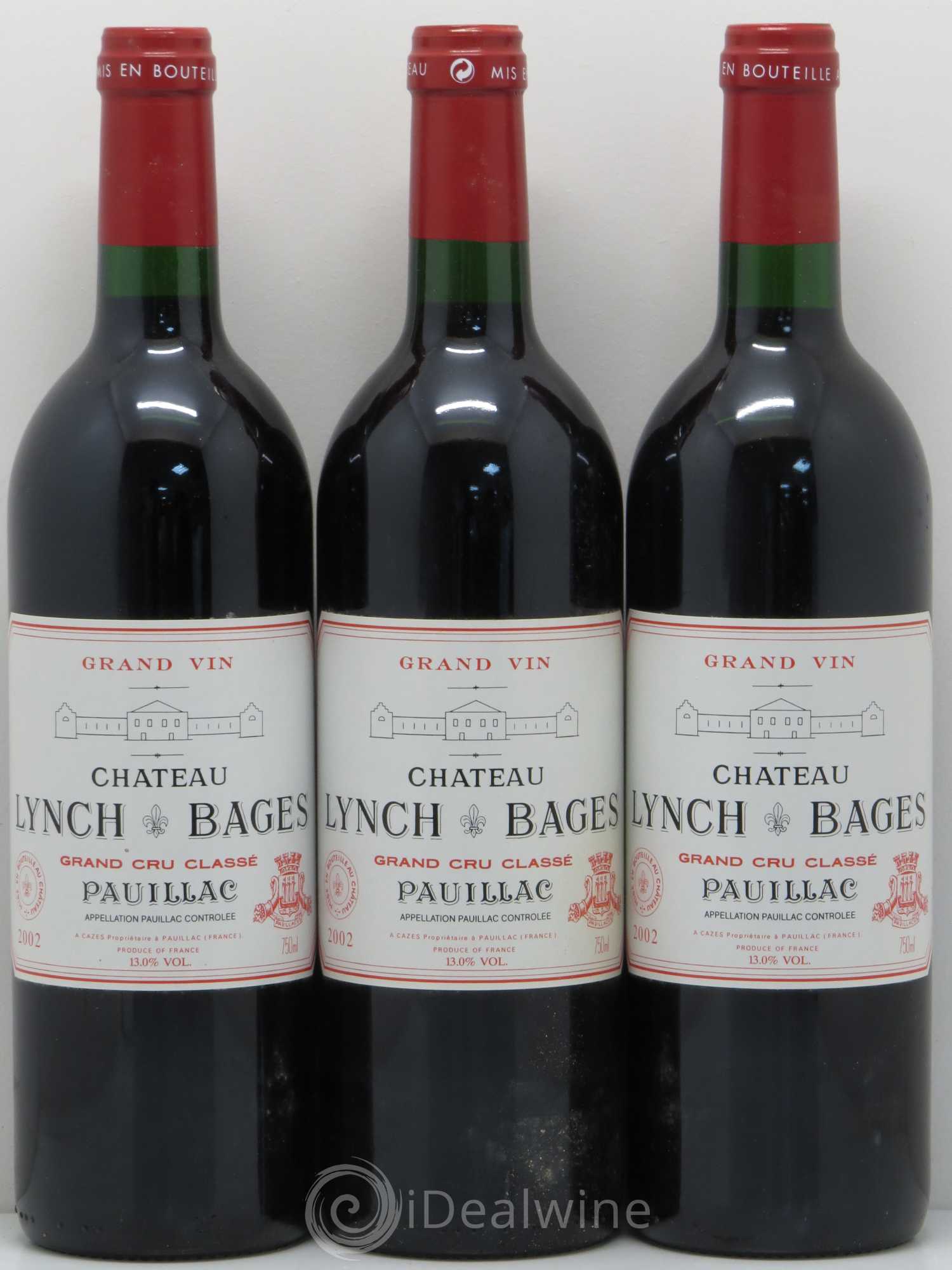 Château Lynch Bages 5ème Grand Cru Classé 2002 - Lot de 12 bouteilles - 4