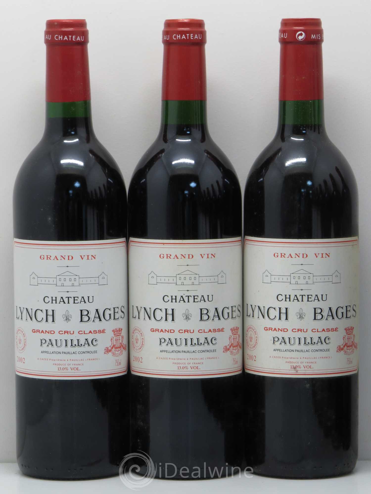 Château Lynch Bages 5ème Grand Cru Classé 2002 - Lot de 12 bouteilles - 2