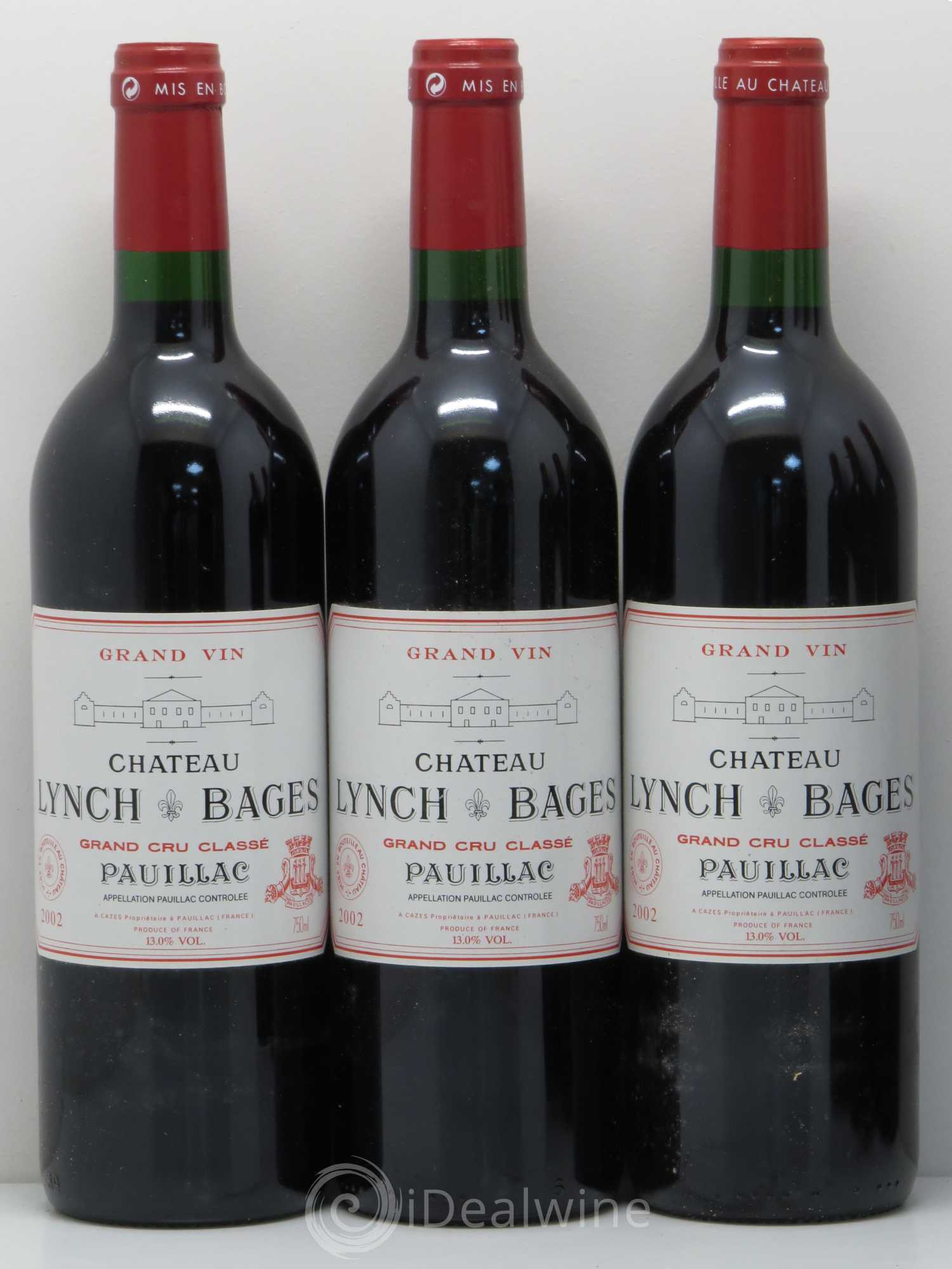 Château Lynch Bages 5ème Grand Cru Classé 2002 - Lot de 12 bouteilles - 3