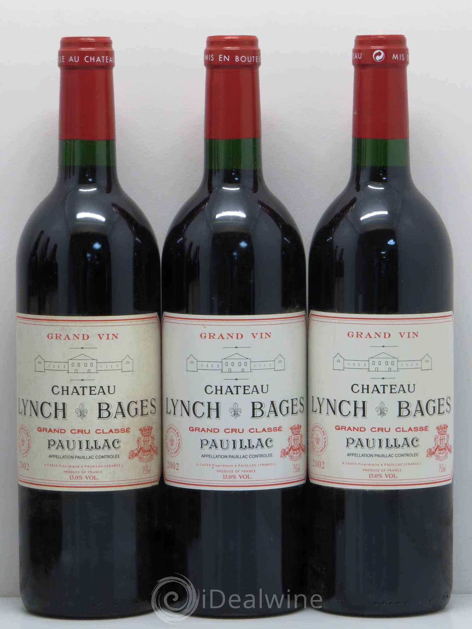 Château Lynch Bages 5ème Grand Cru Classé 2002 - Lot de 12 bouteilles - 3