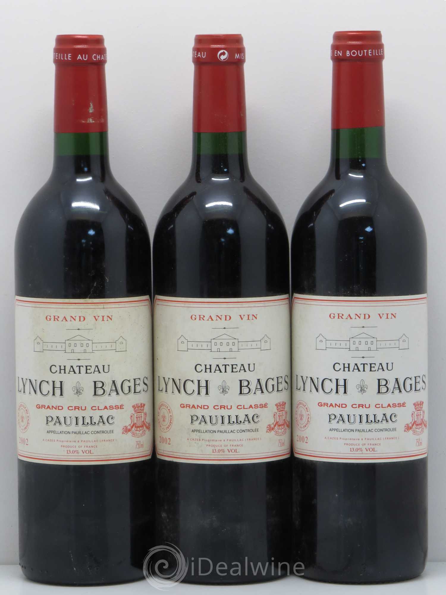 Château Lynch Bages 5ème Grand Cru Classé 2002 - Lot de 12 bouteilles - 4