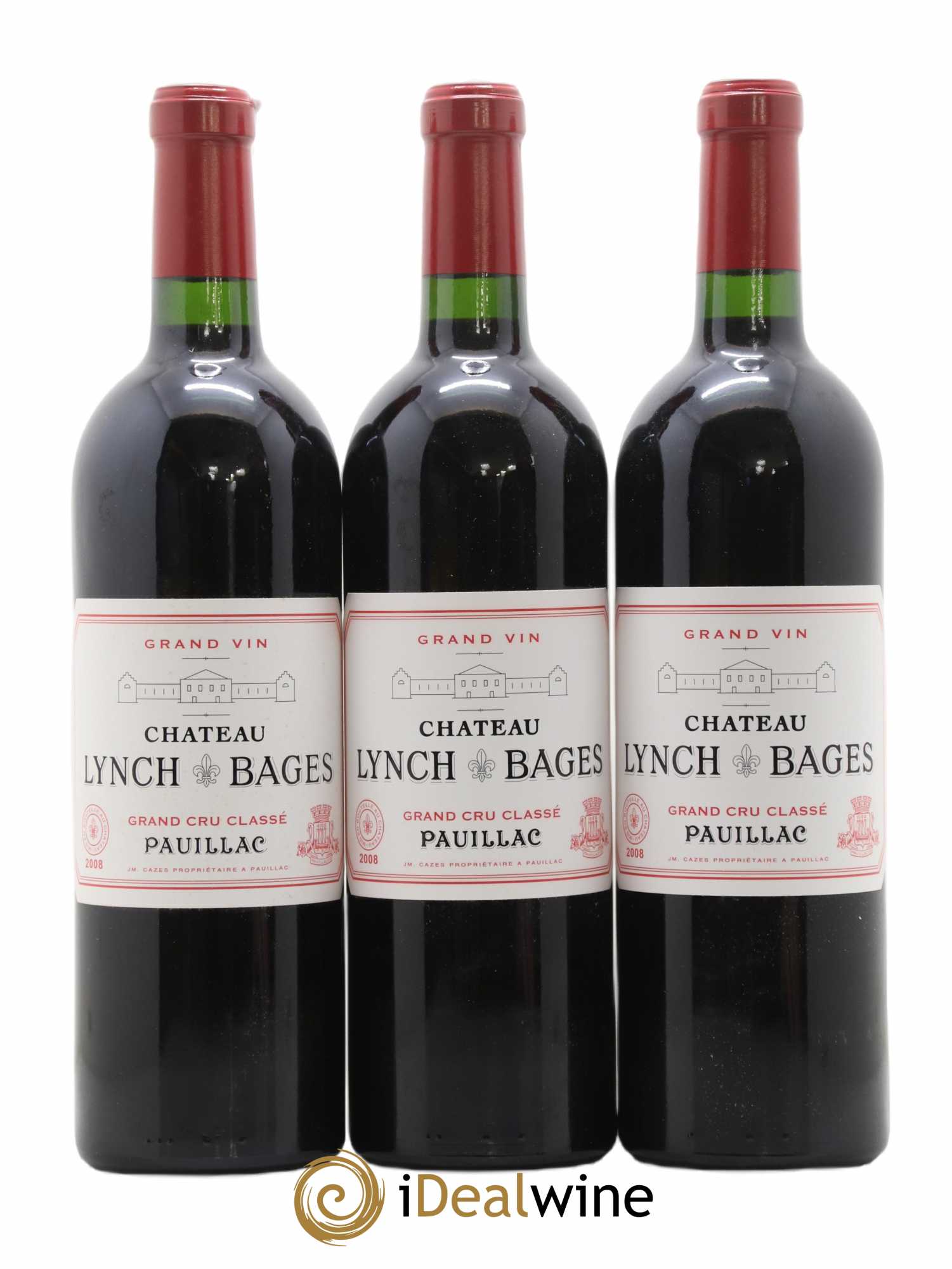 Château Lynch Bages 5ème Grand Cru Classé 2008 - Lot of 12 bottles - 2