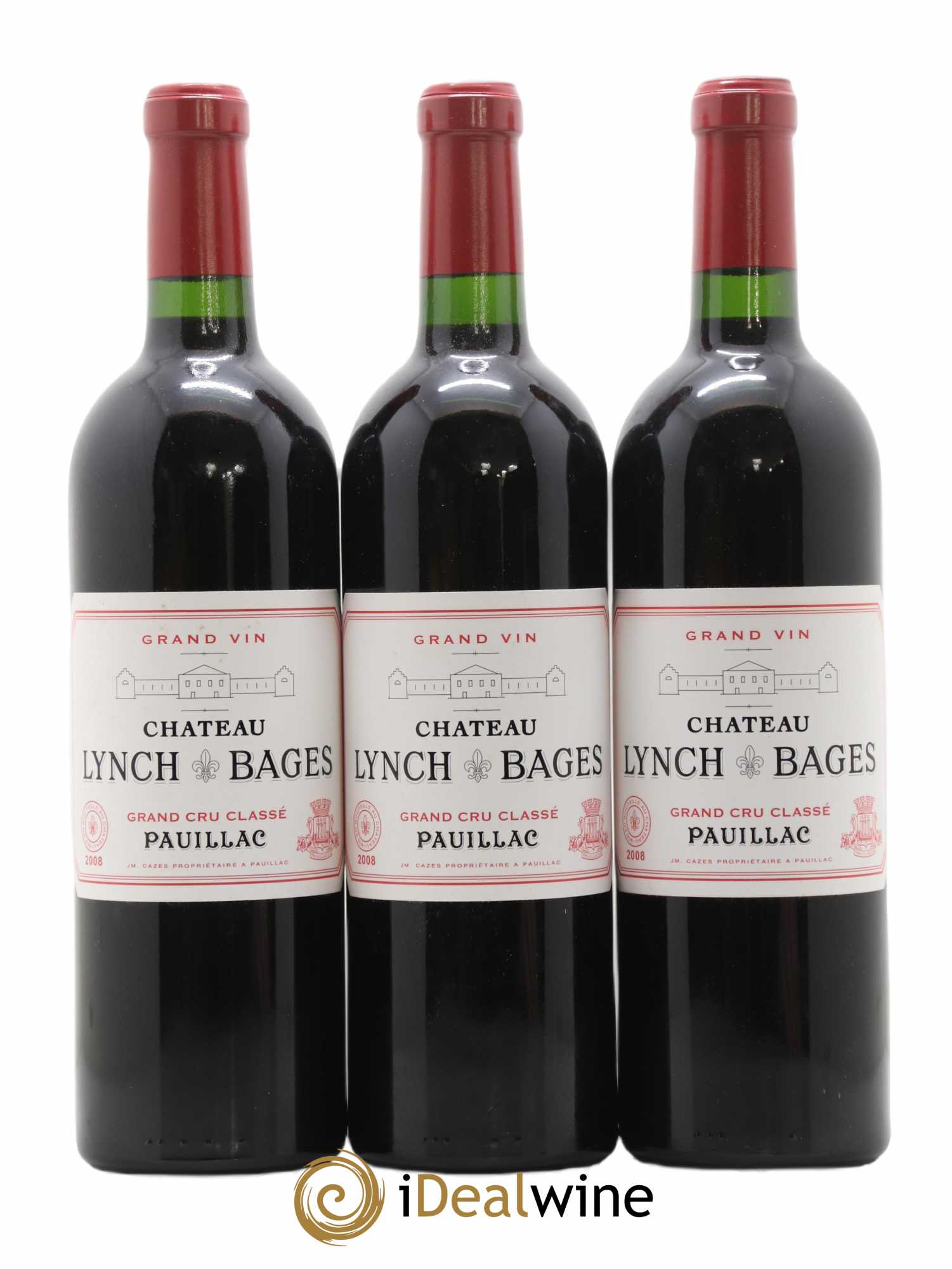 Château Lynch Bages 5ème Grand Cru Classé 2008 - Lot of 12 bottles - 3