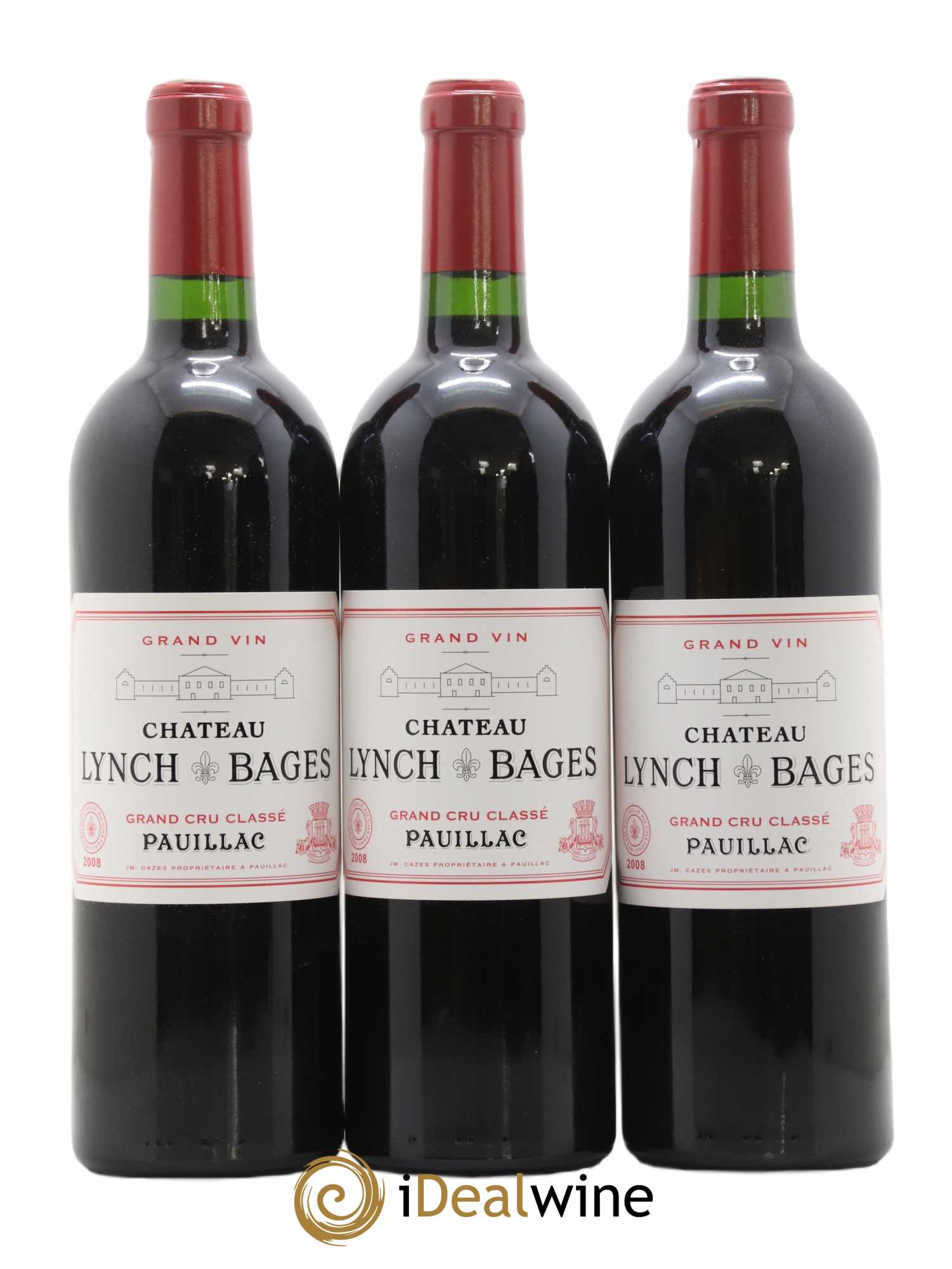 Château Lynch Bages 5ème Grand Cru Classé 2008 - Lot of 12 bottles - 4