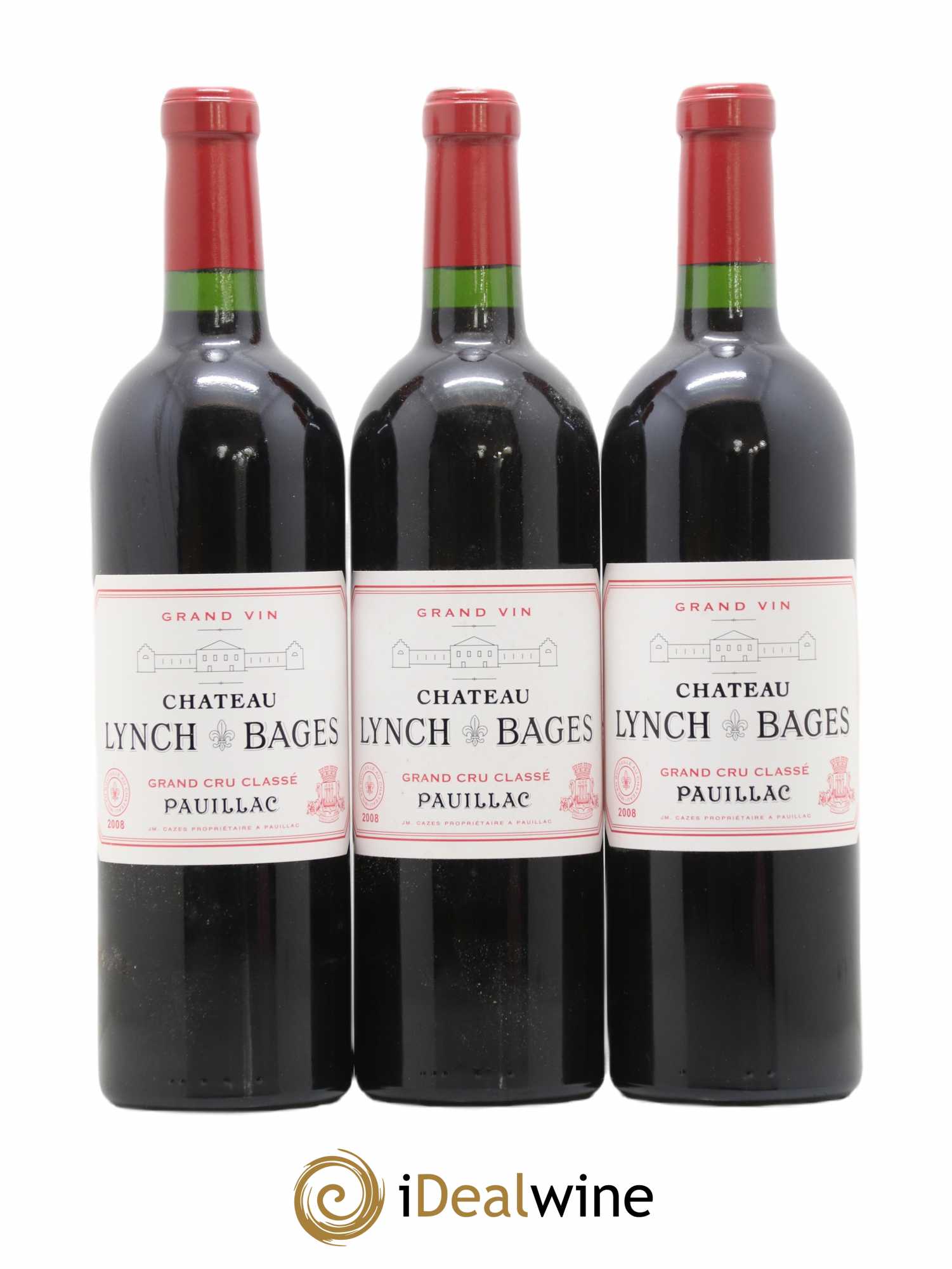 Château Lynch Bages 5ème Grand Cru Classé 2008 - Lot de 6 bouteilles - 1