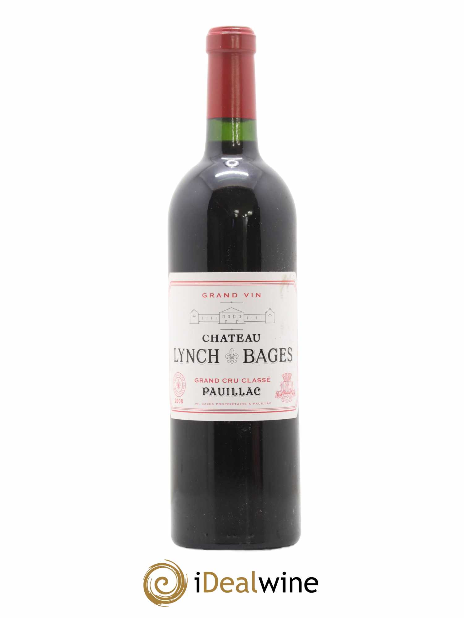 Château Lynch Bages 5ème Grand Cru Classé 2008 - Lot de 1 bouteille - 0