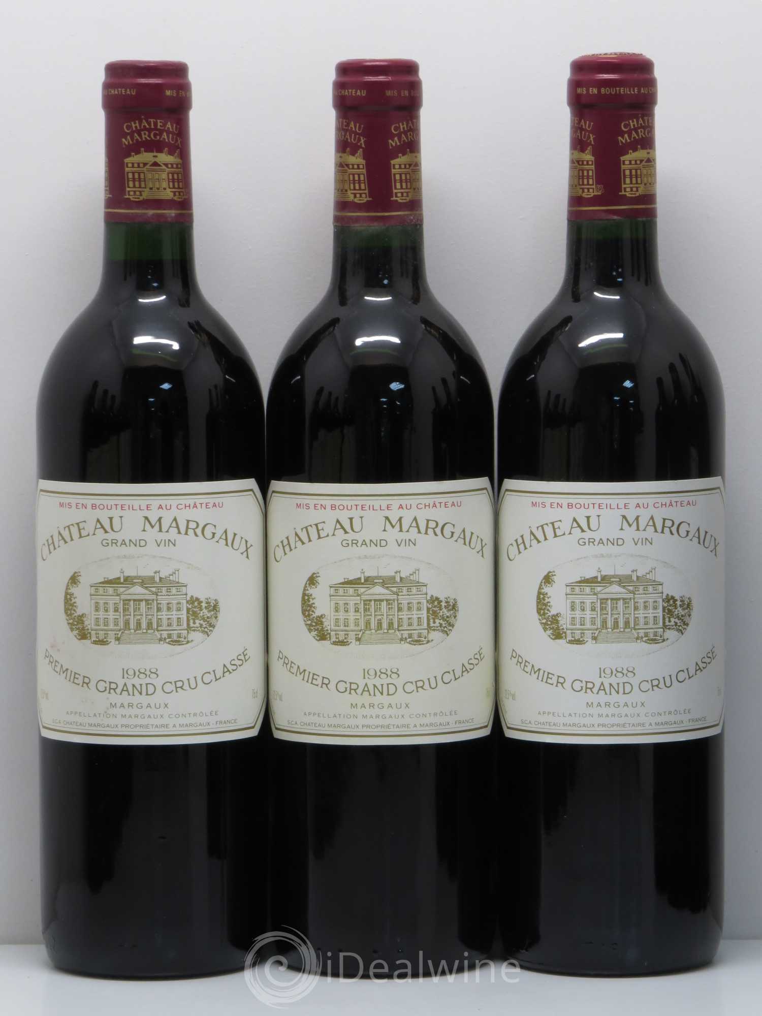 Château Margaux 1er Grand Cru Classé 1988 - Lot de 12 bouteilles - 1