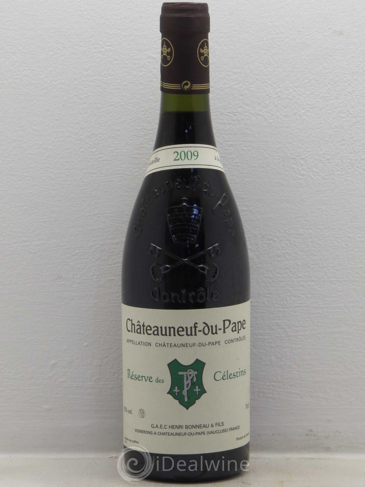 Châteauneuf-du-Pape Réserve des Célestins Henri Bonneau & Fils 2009 - Lot de 1 bouteille - 0