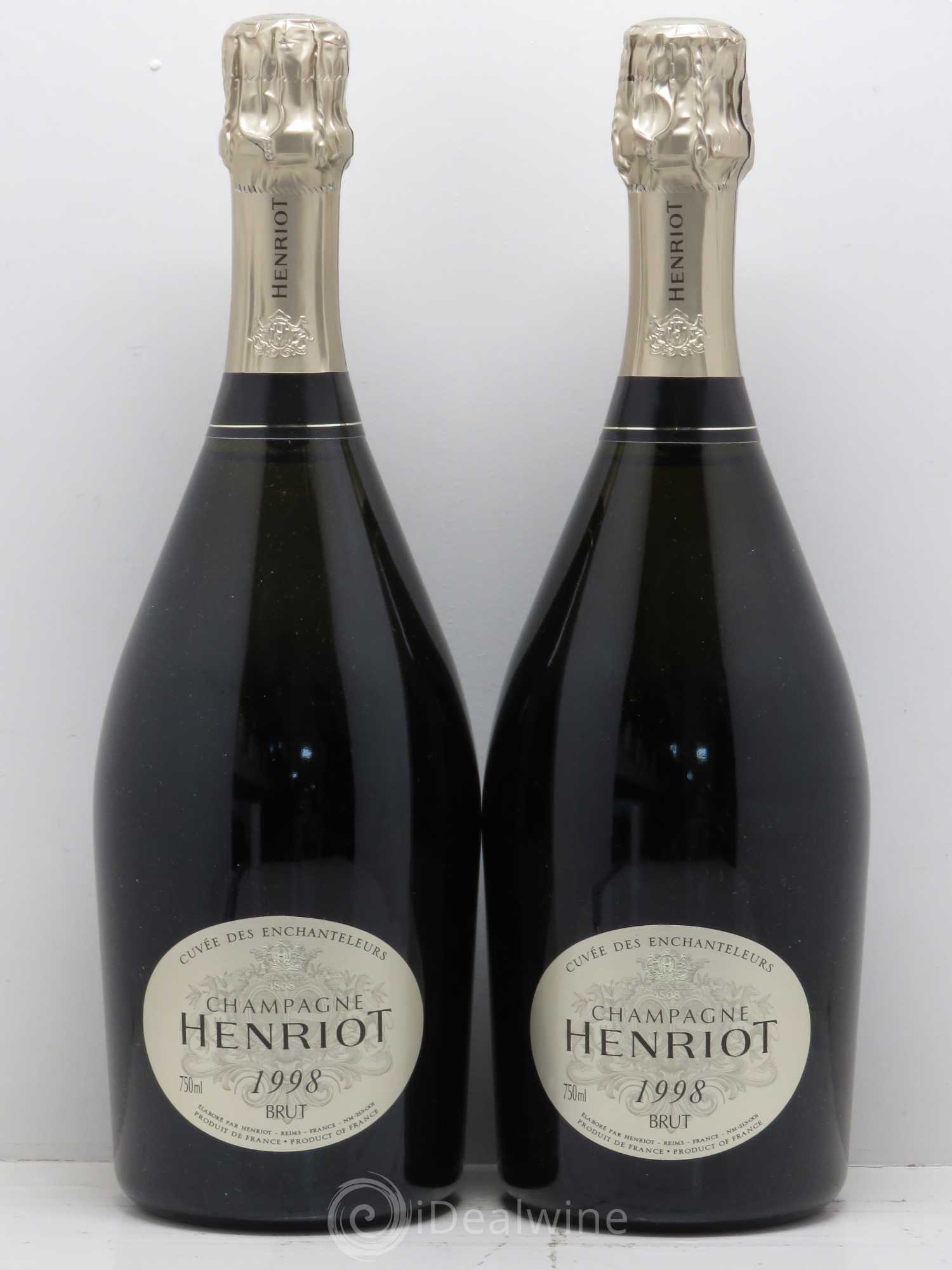 Cuvée des Enchanteleurs Henriot 1998 - Lot de 2 bouteilles - 0