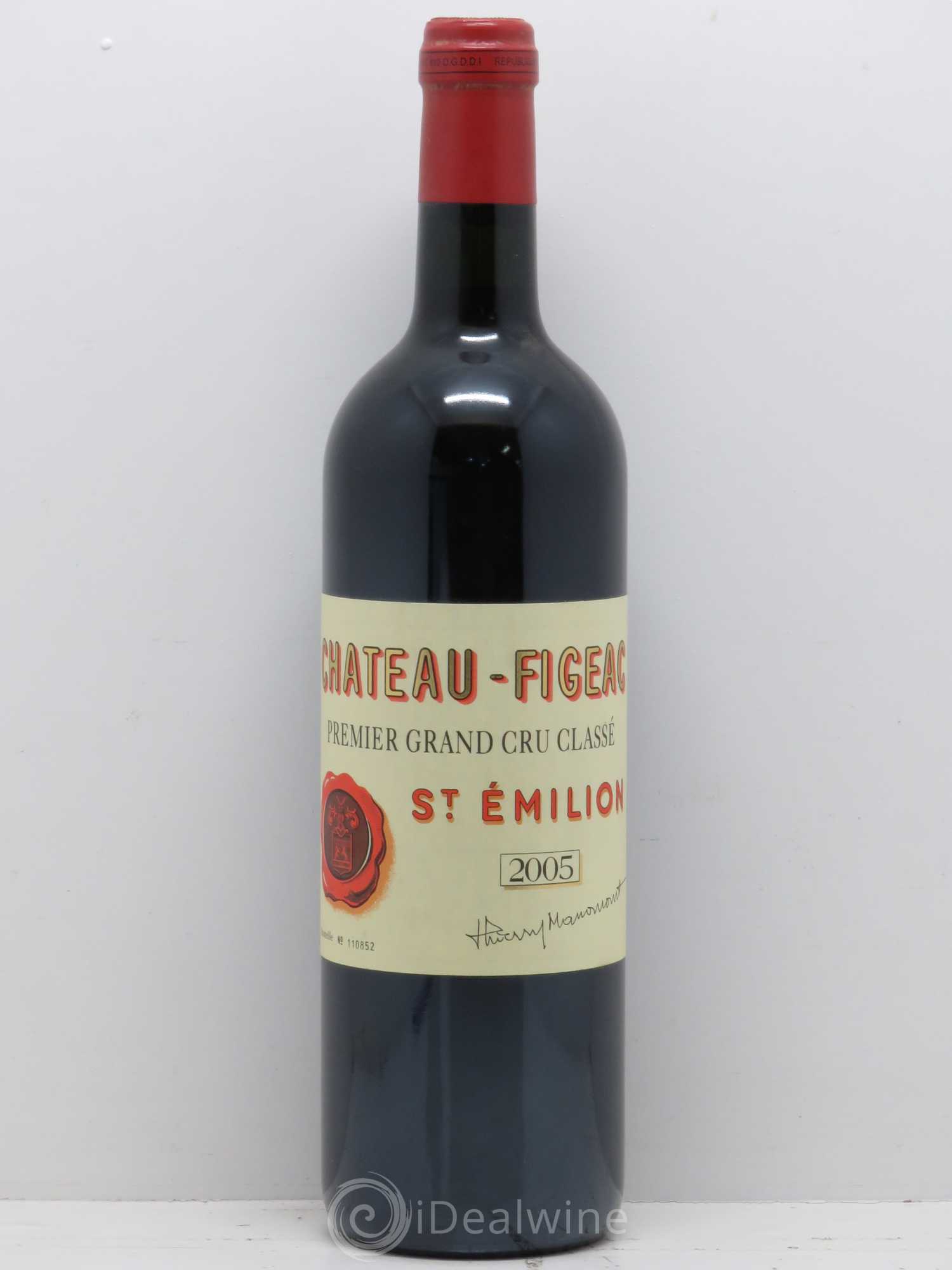 Château Figeac 1er Grand Cru Classé A 2005 - Lot de 1 bouteille - 0