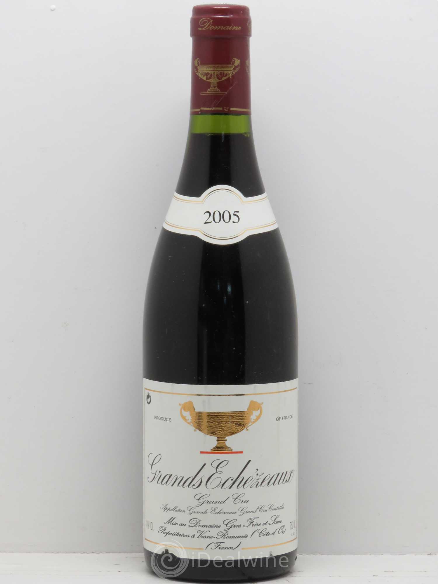 Grands-Echezeaux Grand Cru Gros Frère & Soeur 2005 - Lot de 1 bouteille - 0