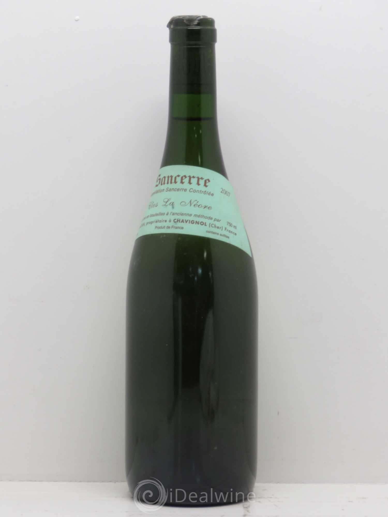 Sancerre Clos la Neore Edmond Vatan 2007 - Lot de 1 bouteille - 0