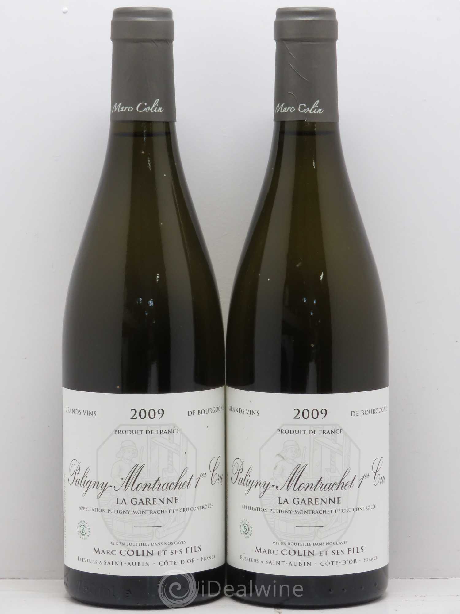 Puligny-Montrachet 1er Cru La Garenne Marc Colin 2009 - Posten von 2 Flaschen - 0