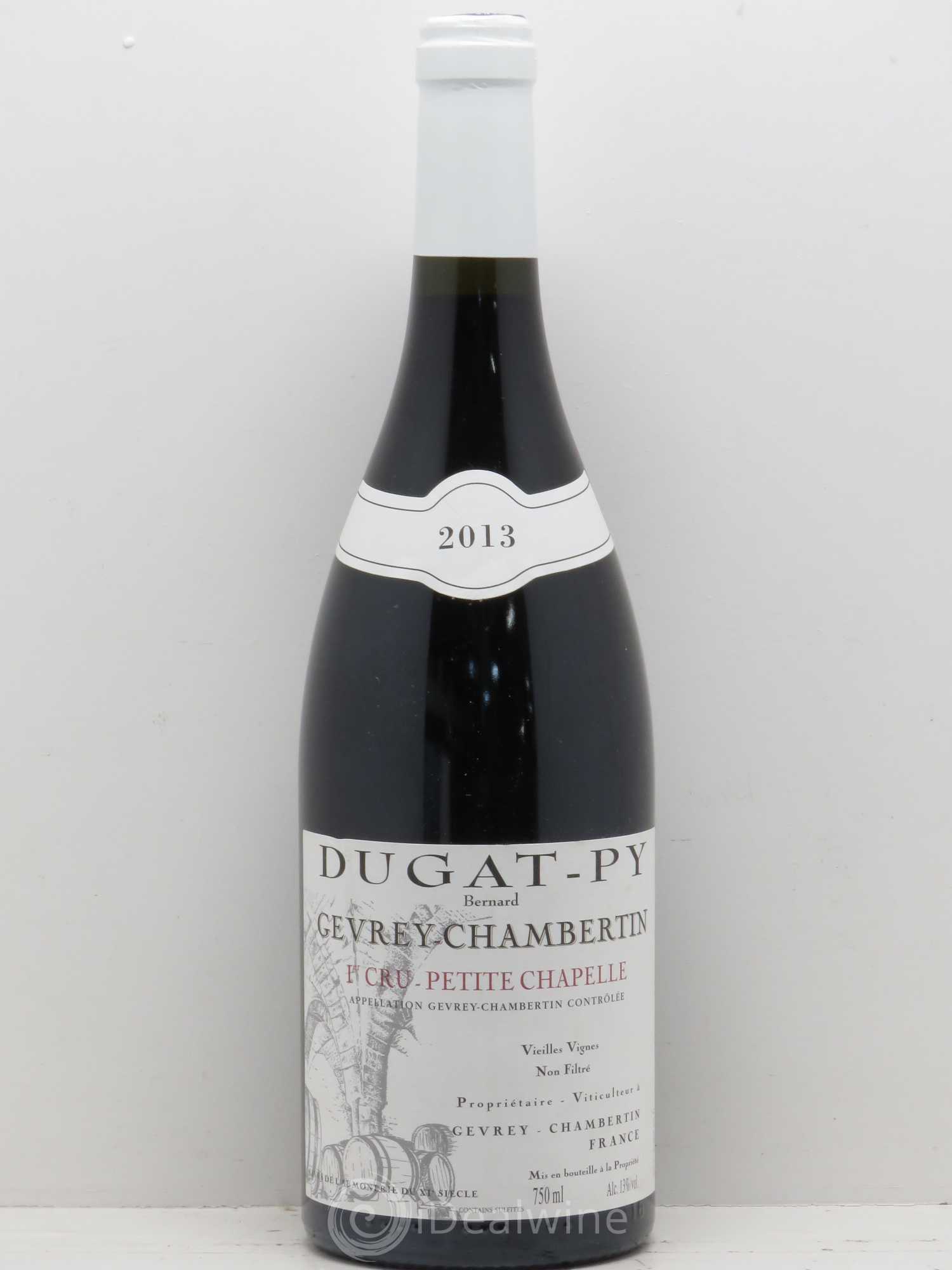 Gevrey-Chambertin 1er Cru Petite Chapelle Vieilles Vignes Dugat-Py 2013 - Lot de 1 bouteille - 0