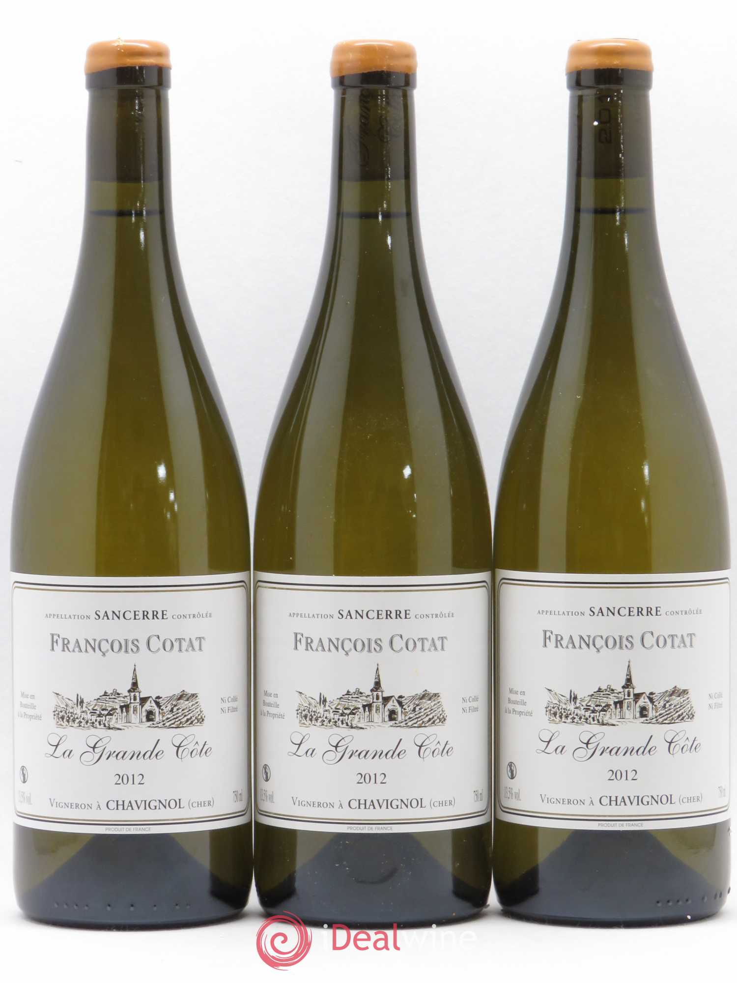 Sancerre La Grande Côte François Cotat 2012 - Lot de 3 bouteilles - 0