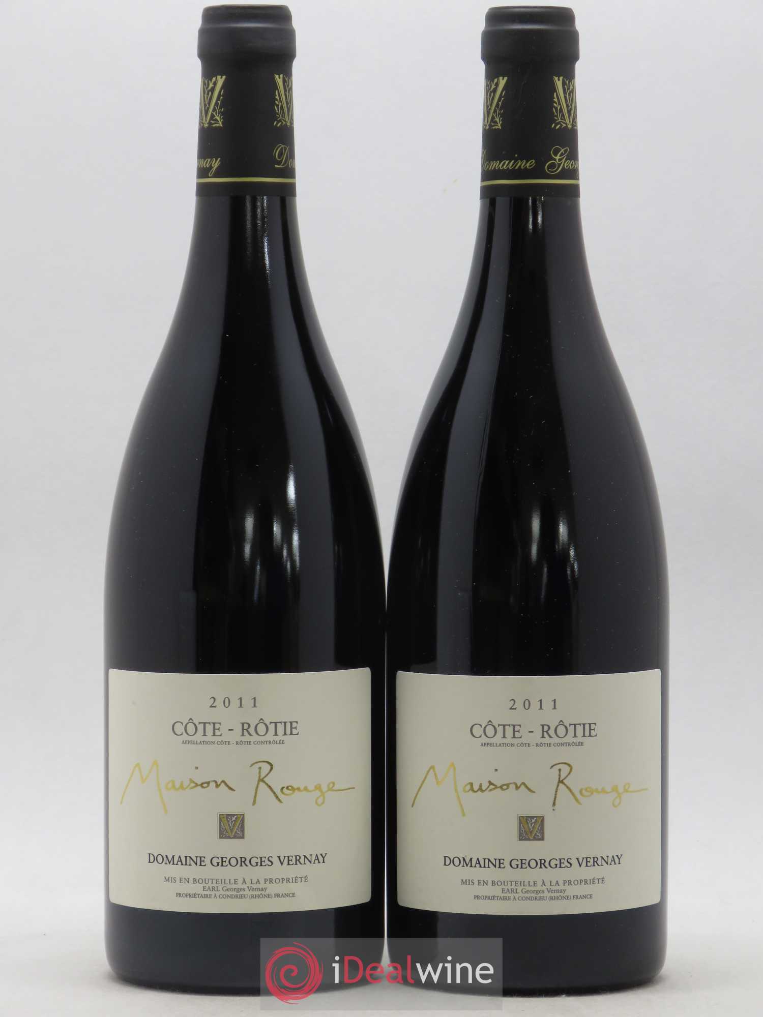 Côte-Rôtie Maison Rouge Georges Vernay 2011 - Lot de 2 bouteilles - 0