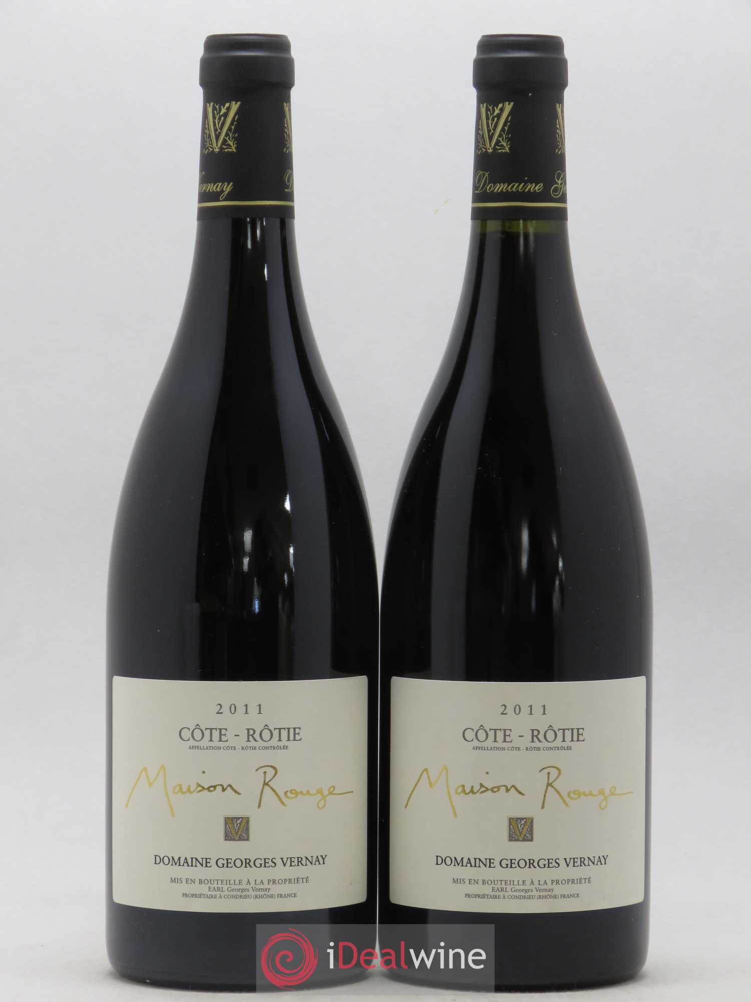 Côte-Rôtie Maison Rouge Georges Vernay 2011 - Lot de 2 bouteilles - 0