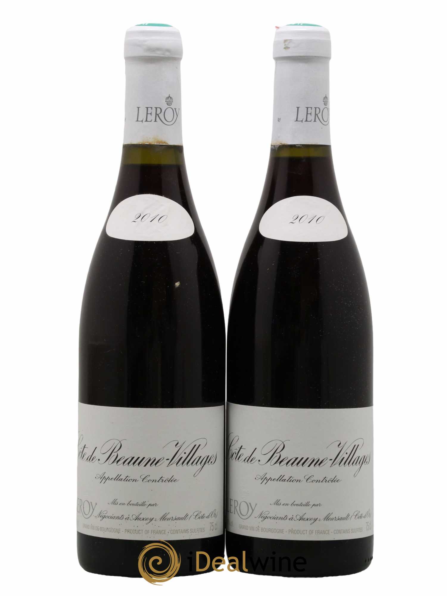 Côte de Beaune-Villages Leroy SA 2010 - Lot de 2 bouteilles - 0