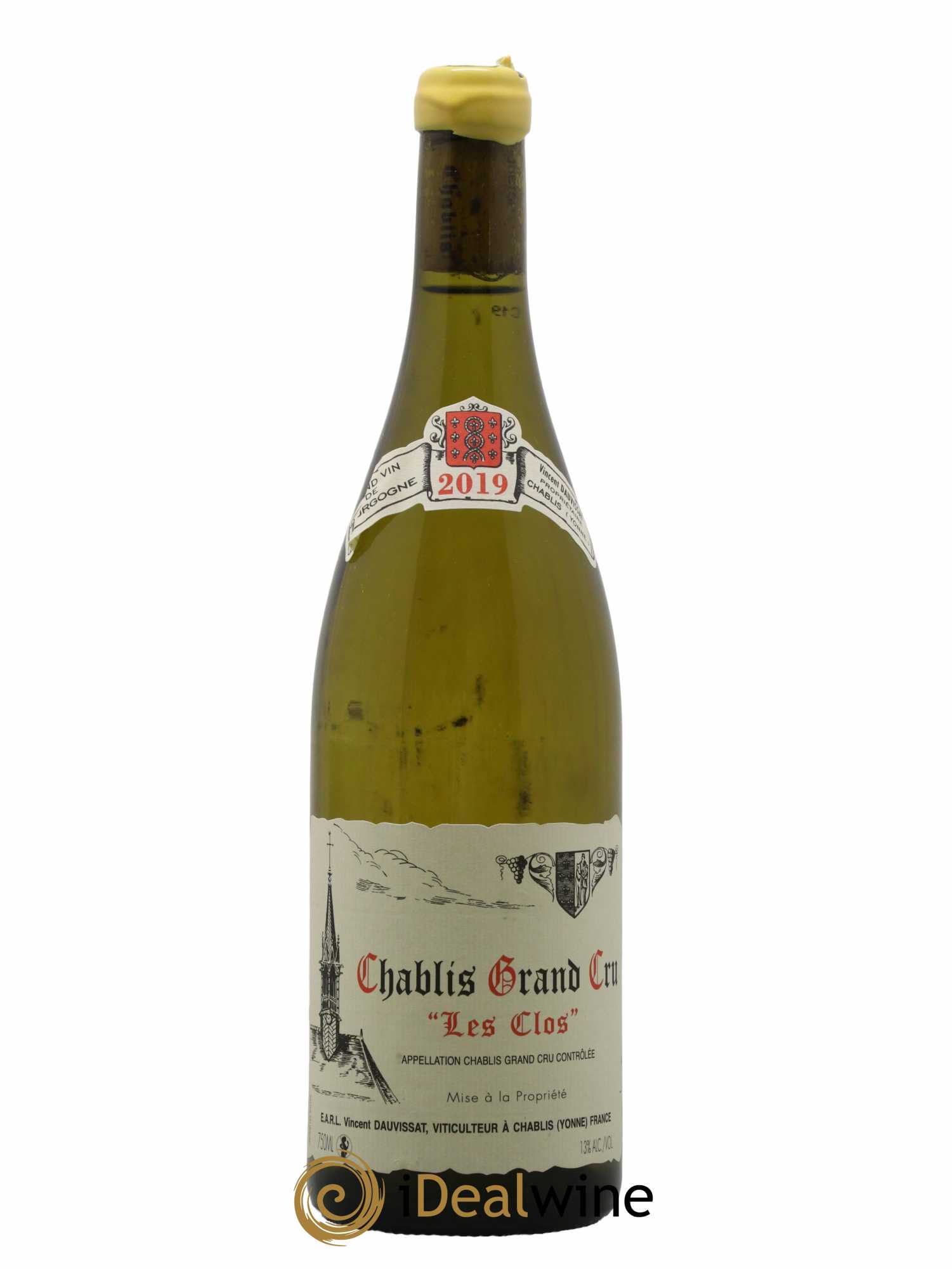 Chablis Grand Cru Les Clos Vincent Dauvissat (Domaine) 2019 - Lot de 1 bouteille - 0