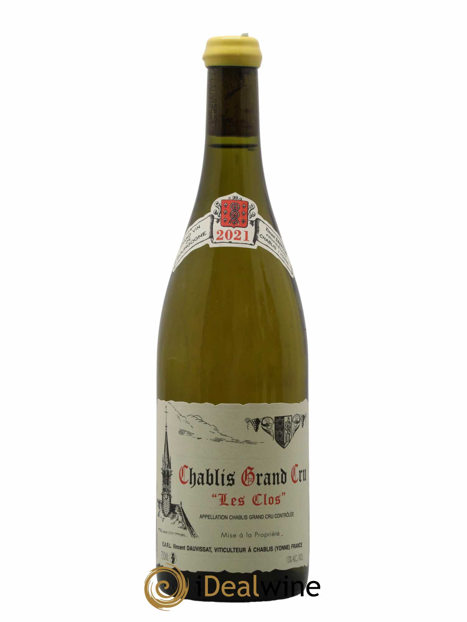 Chablis Grand Cru Les Clos Vincent Dauvissat (Domaine) 2021 - Lot de 1 bouteille - 0