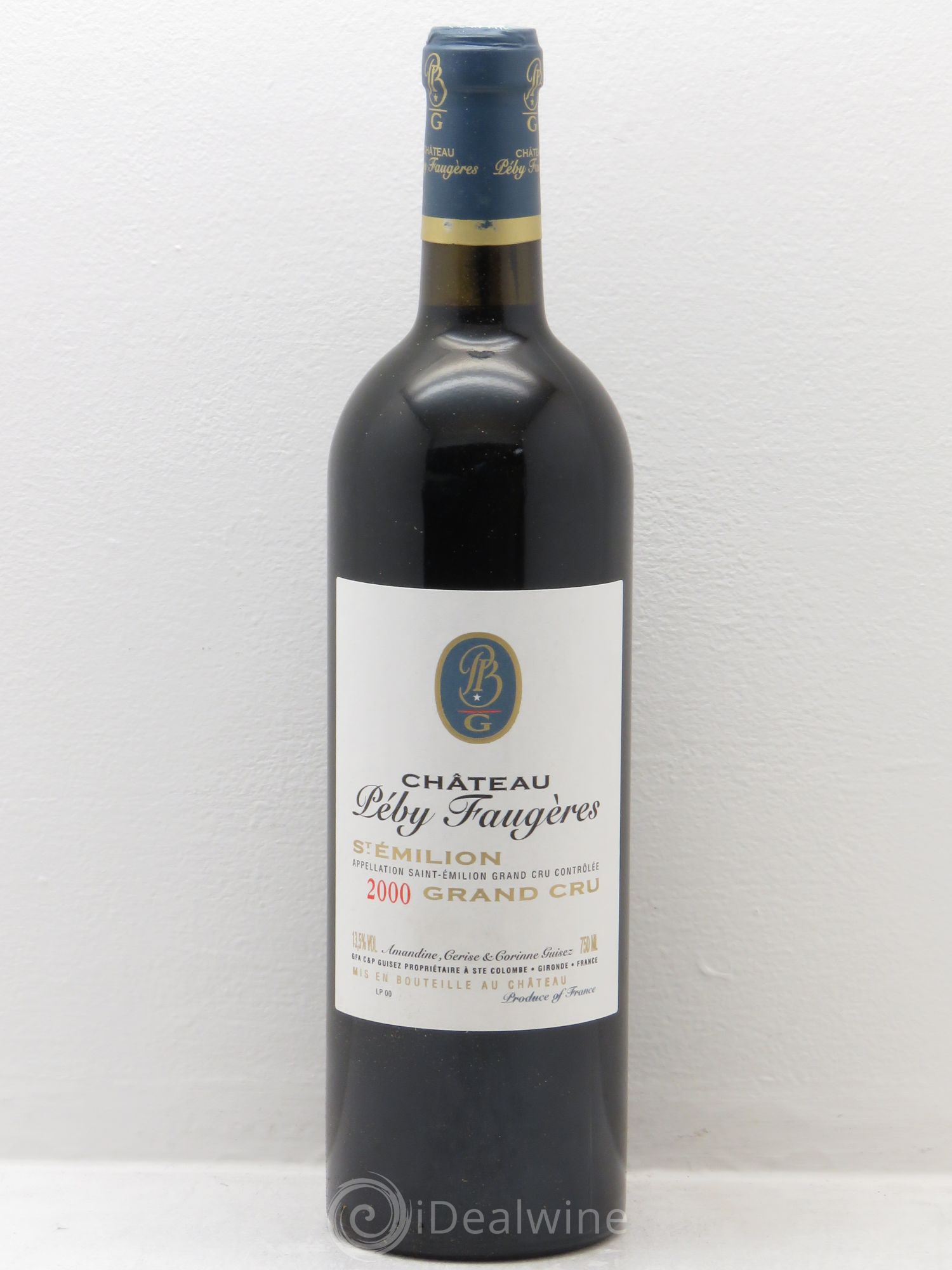 Château Péby Faugères Grand Cru Classé 2000 - Lot de 6 bouteilles - 0