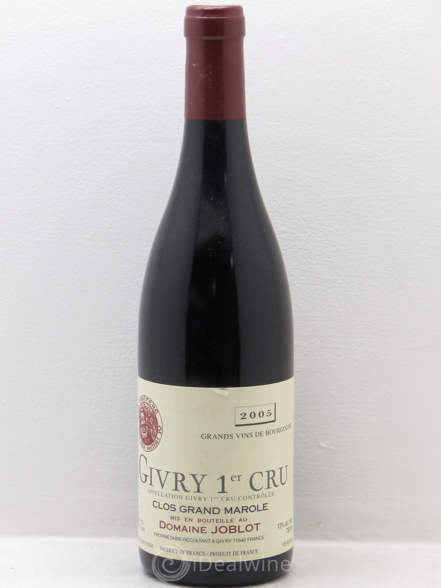 Givry 1er Cru Clos Grand Marole - Domaine Joblot 2005 - Posten von 12 Flaschen - 0