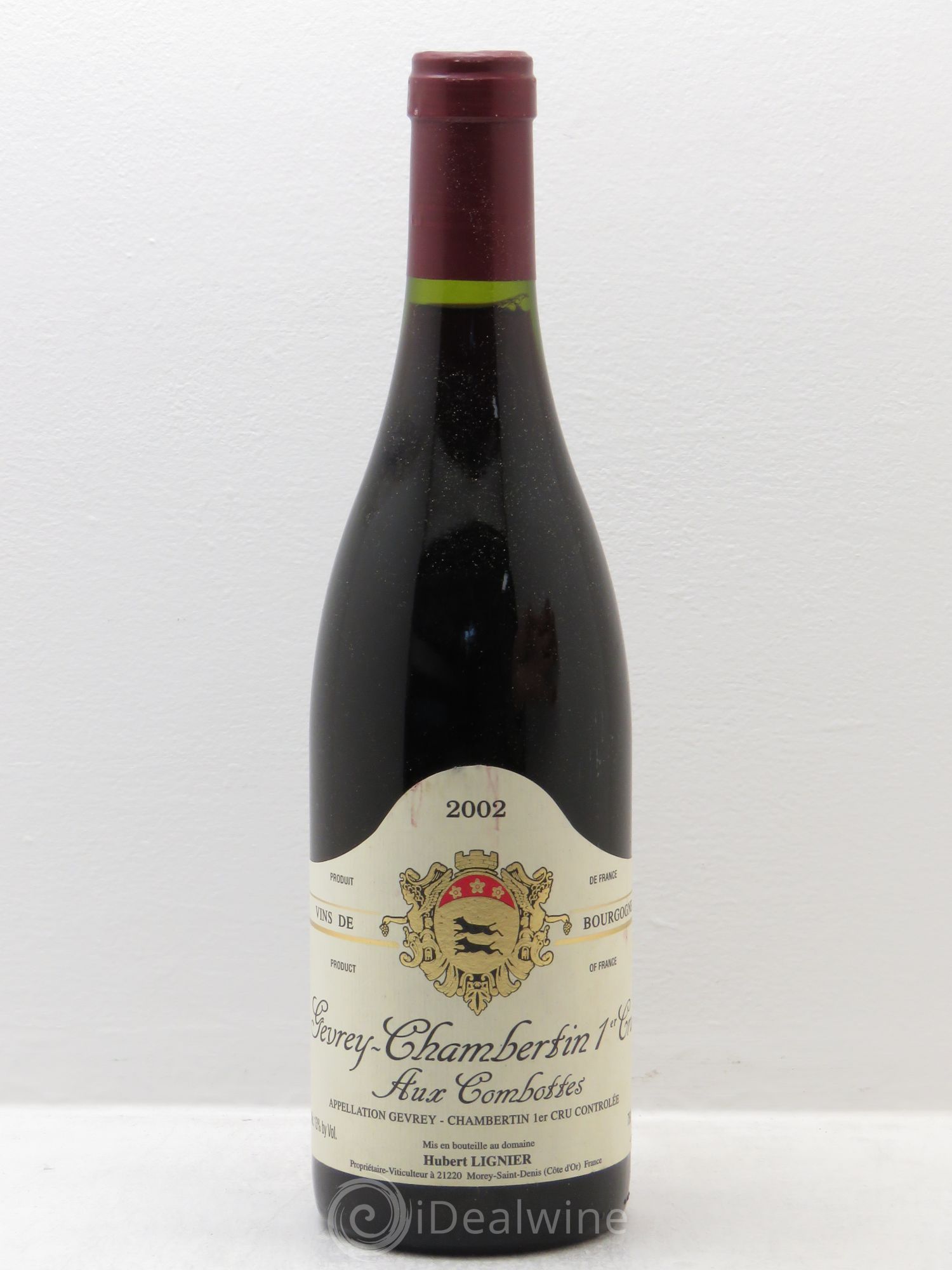 Gevrey-Chambertin 1er Cru Aux Combottes Hubert Lignier (Domaine) 2002 - Lot de 1 bouteille - 0