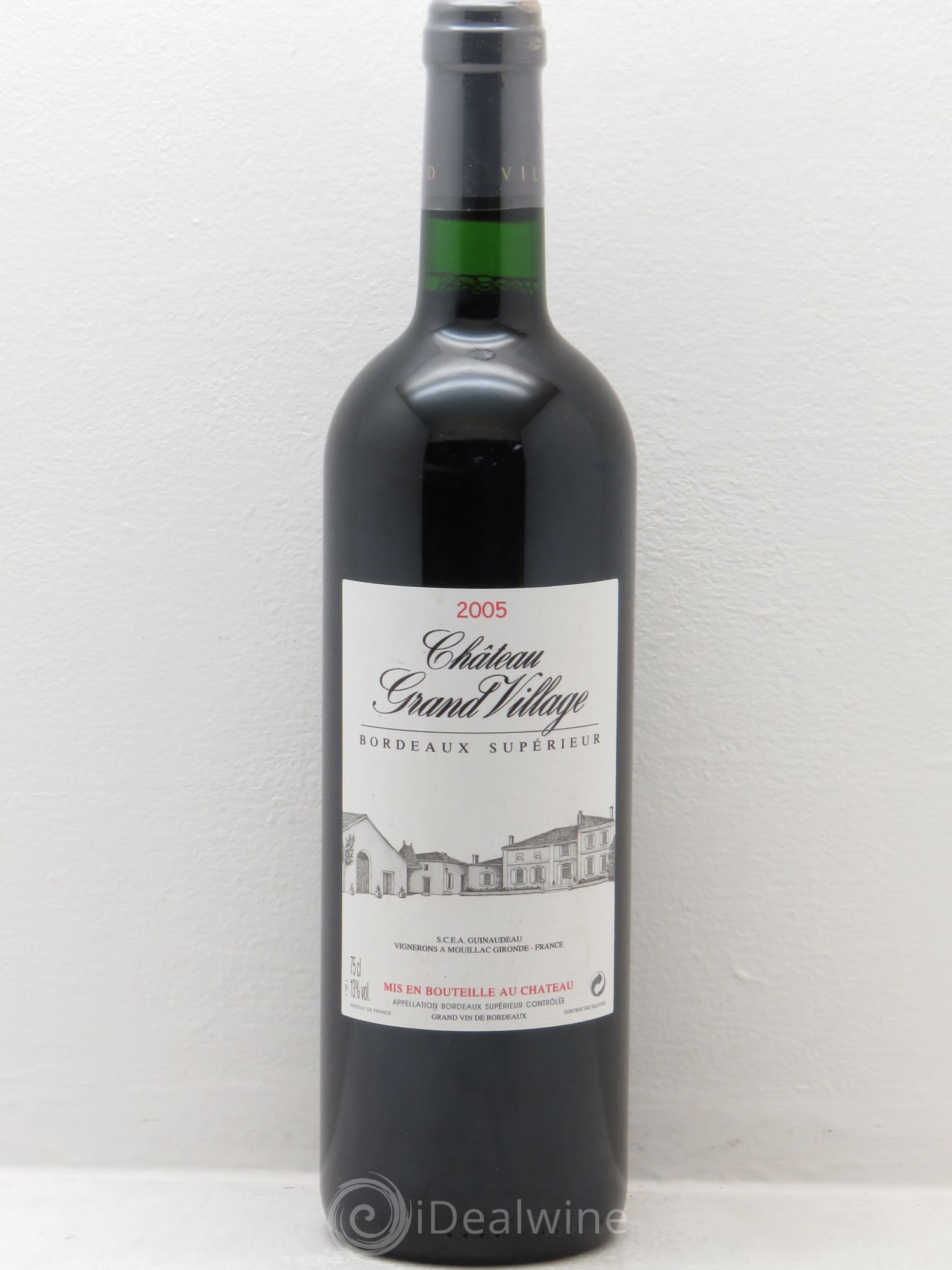 Bordeaux Château Grand Village 2005 - Posten von 12 Flaschen - 0