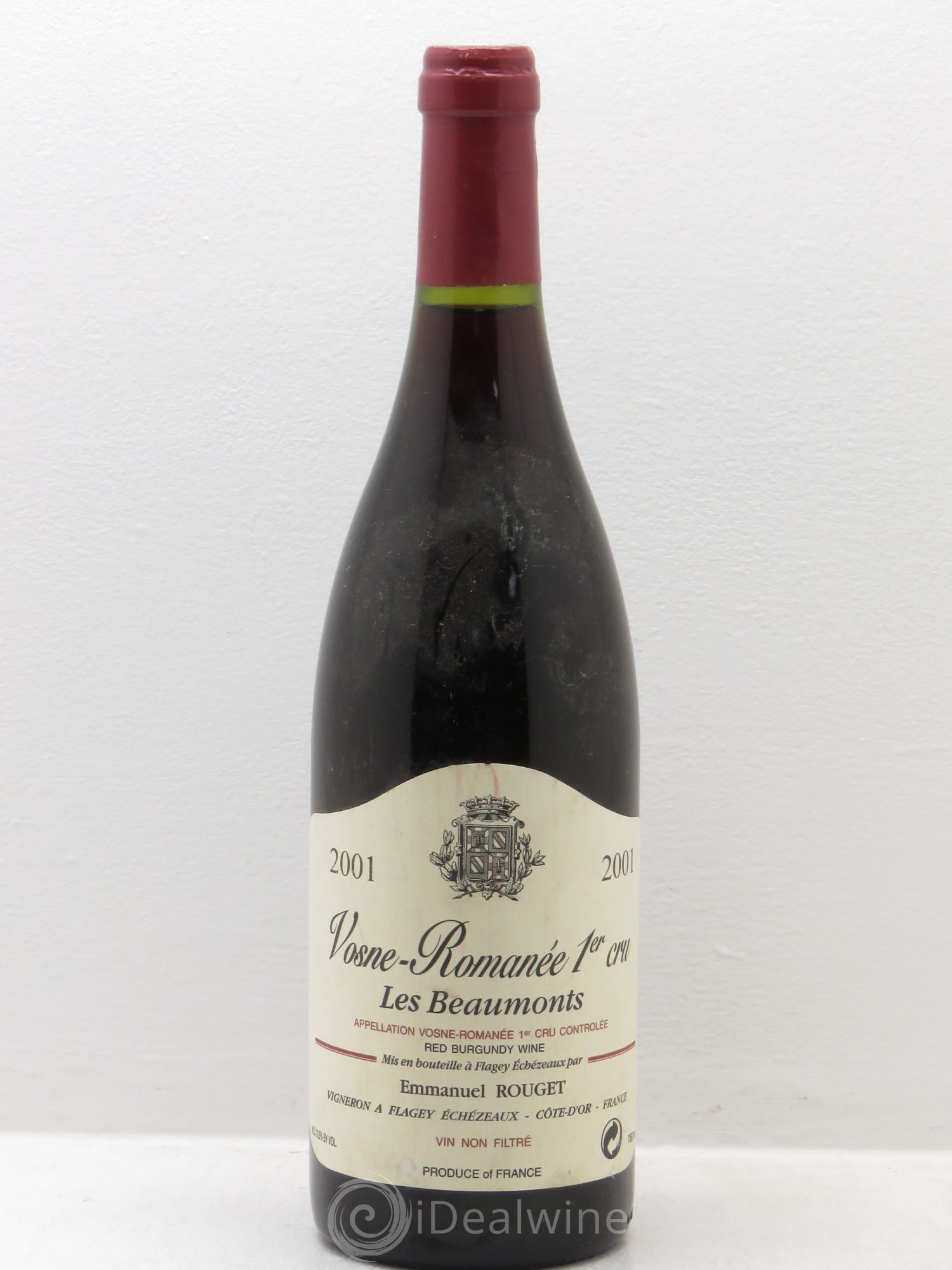 Vosne-Romanée 1er Cru Les Beaumonts Emmanuel Rouget 2001 - Lot de 1 bouteille - 0