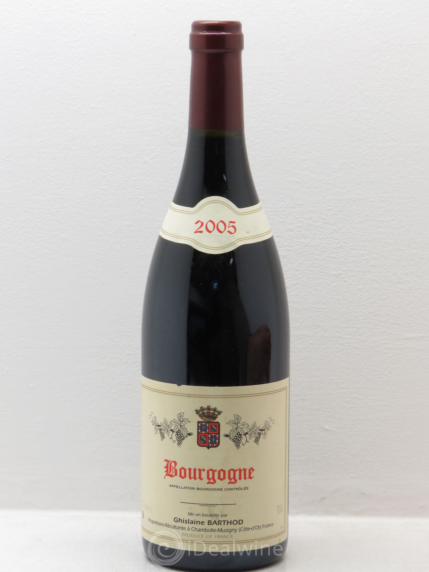 Bourgogne Domaine Barthod 2005 - Posten von 1 Flasche - 0