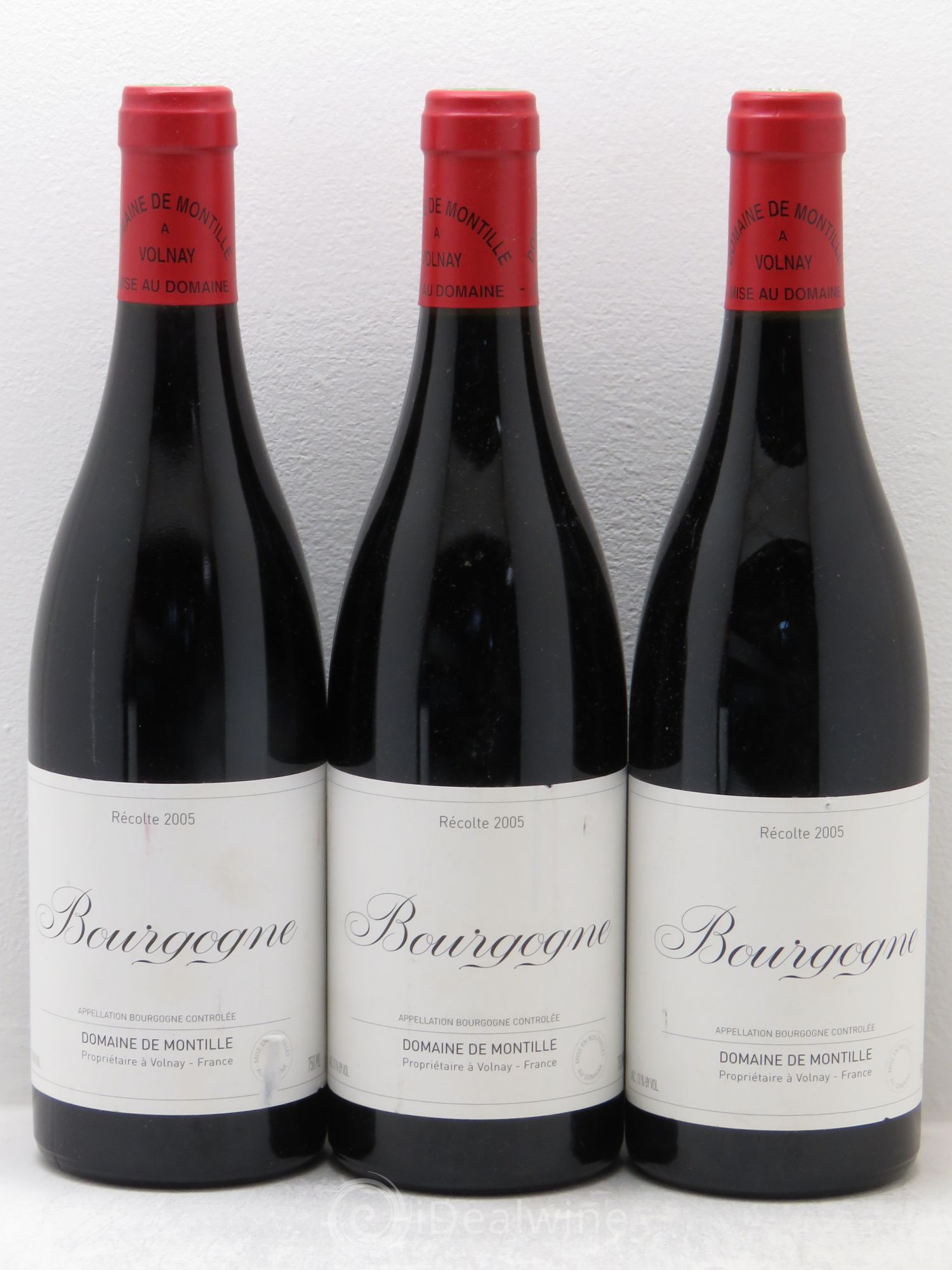 Bourgogne De Montille (Domaine) 2005 - Lot de 3 bouteilles - 0