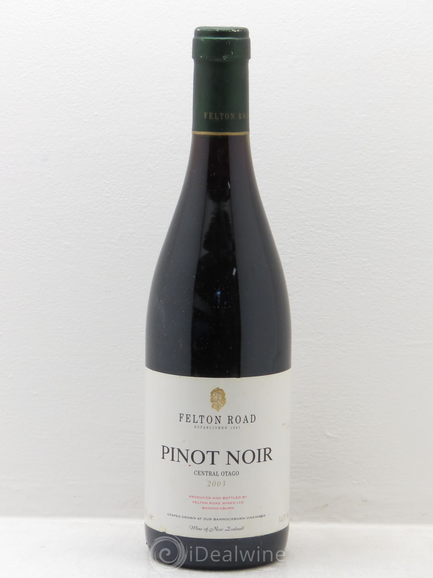 Nouvelle Zélande Felton Road Pinot noir Oregon 2007 - Posten von 1 Flasche - 0