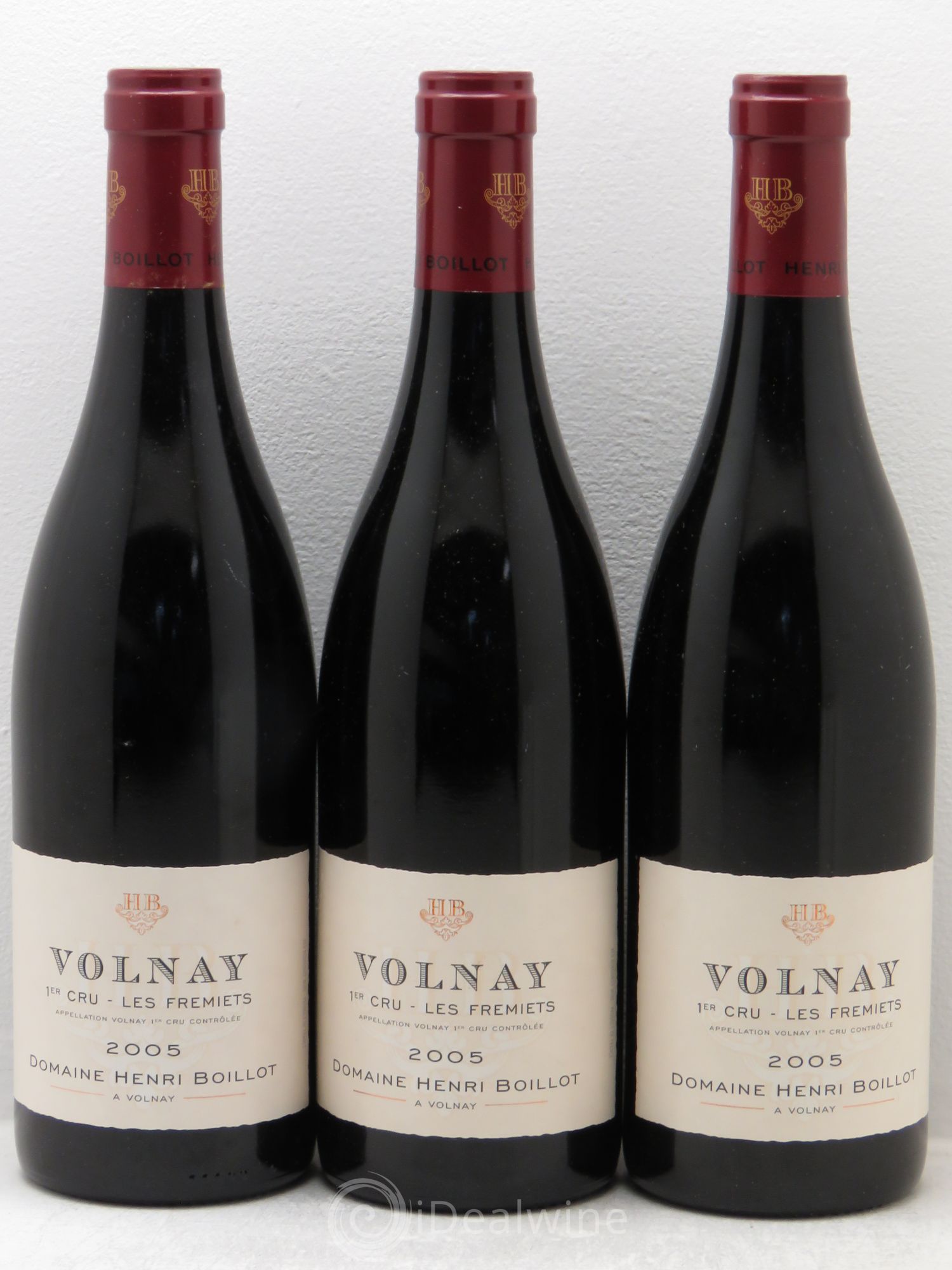 Volnay 1er Cru Domaine Boillot 2005 - Posten von 3 Flaschen - 0