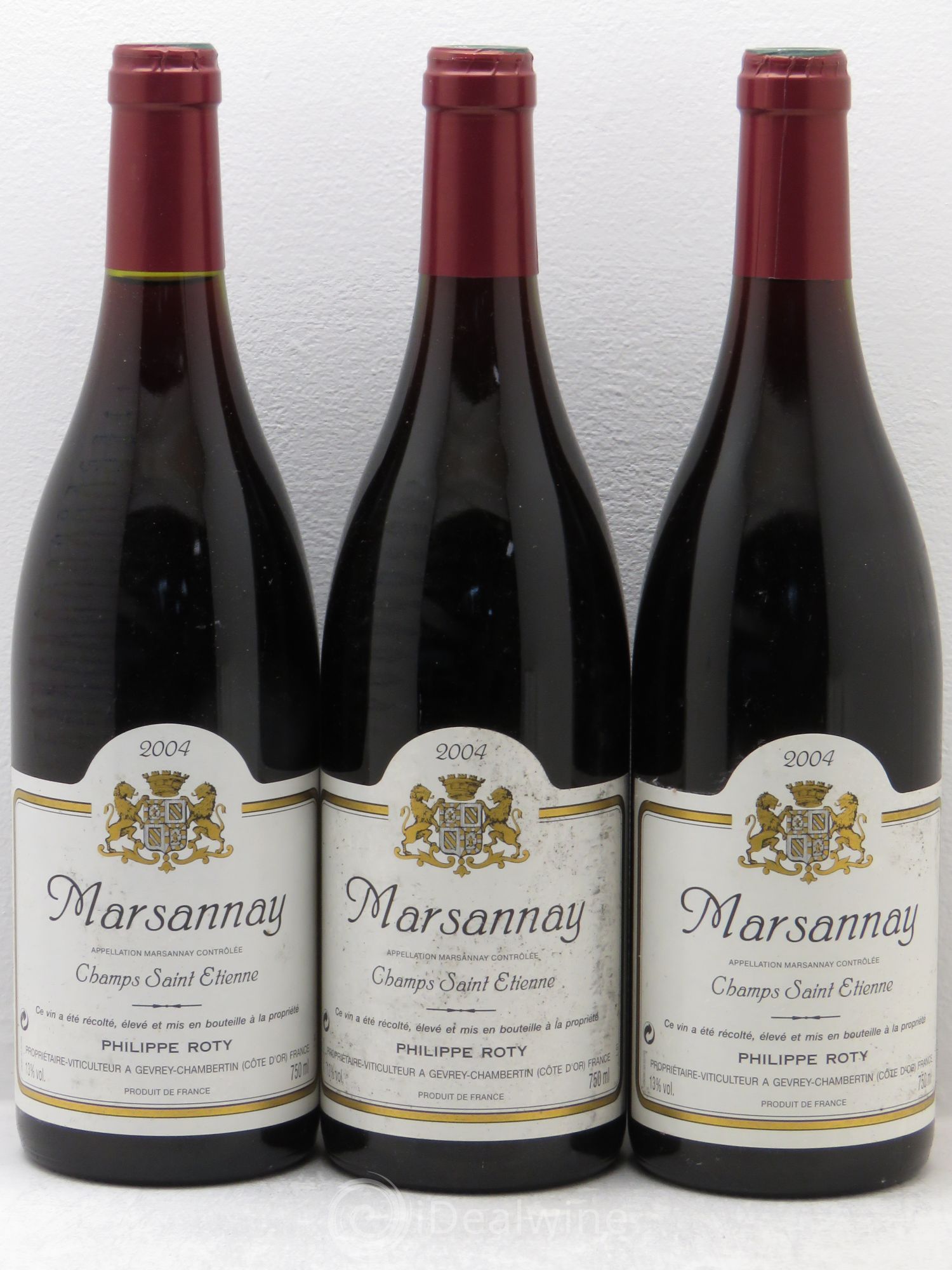 Marsannay Champs St Etienne - Domaine Roty 2004 - Posten von 3 Flaschen - 0