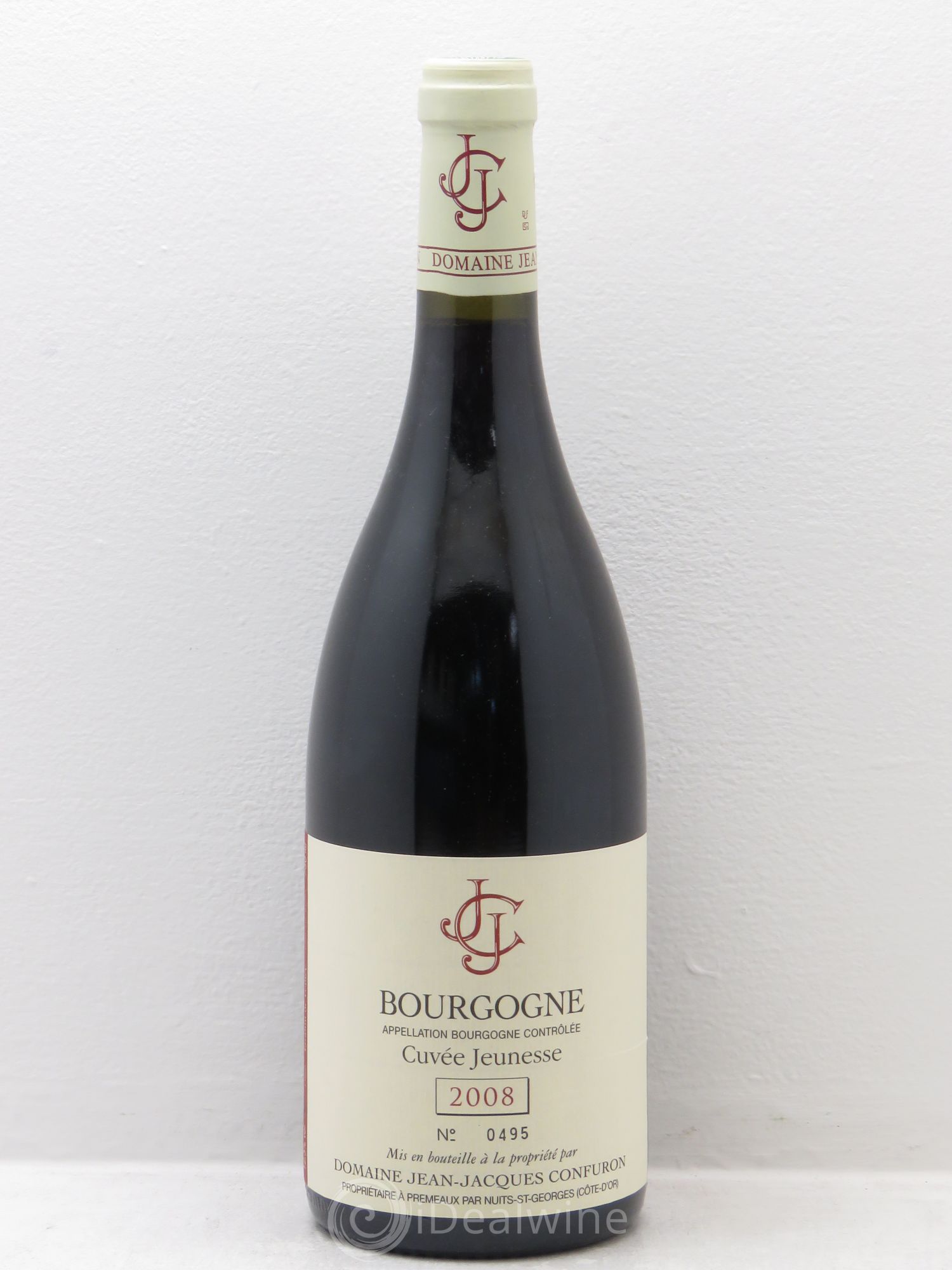 Bourgogne Pinot Noir Cuvée Jeunesse Domaine JJ Confuron 2008 - Posten von 6 Flaschen - 0