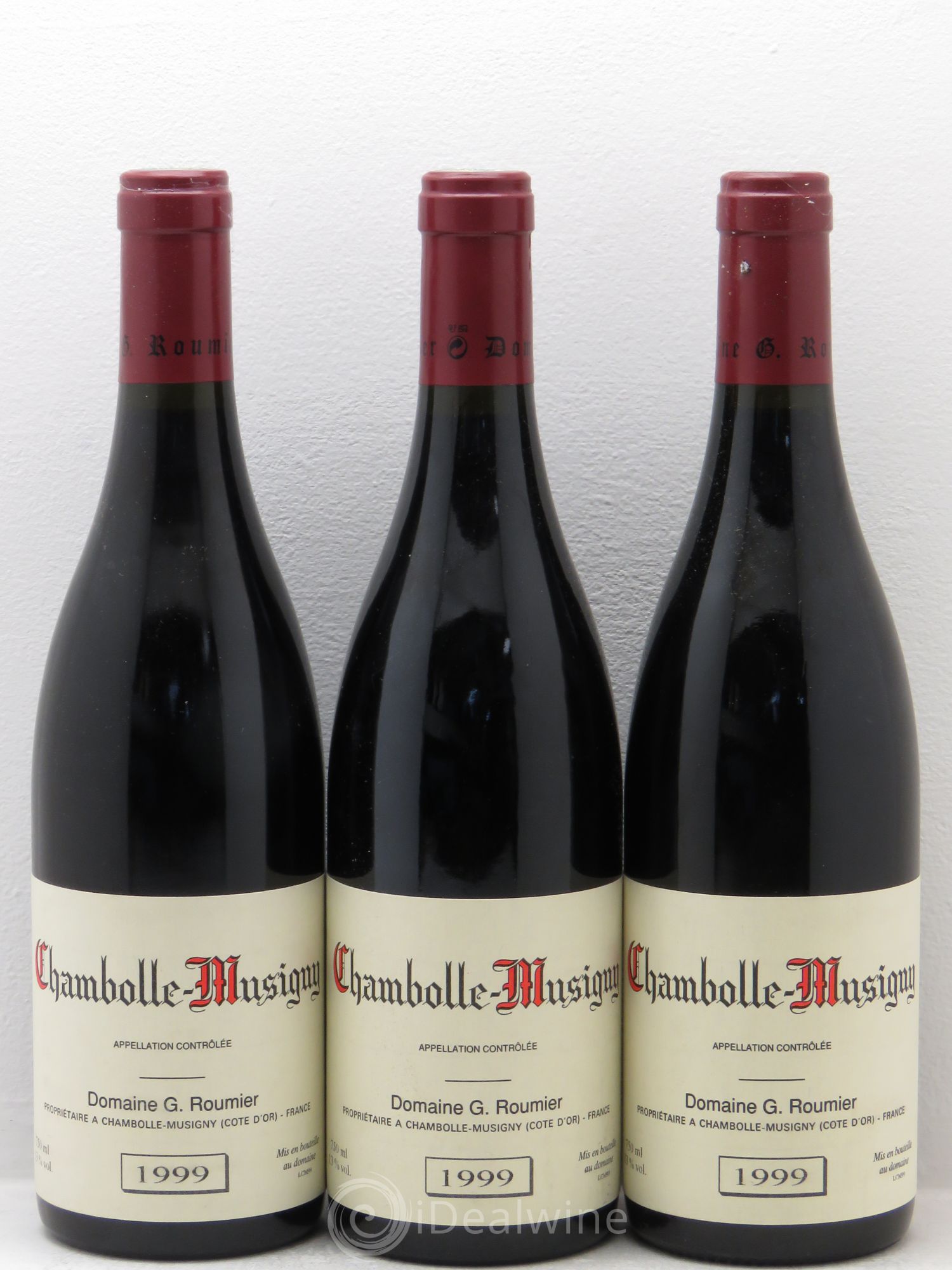 Chambolle-Musigny Georges Roumier (Domaine) 1999 - Lot de 3 bouteilles - 0