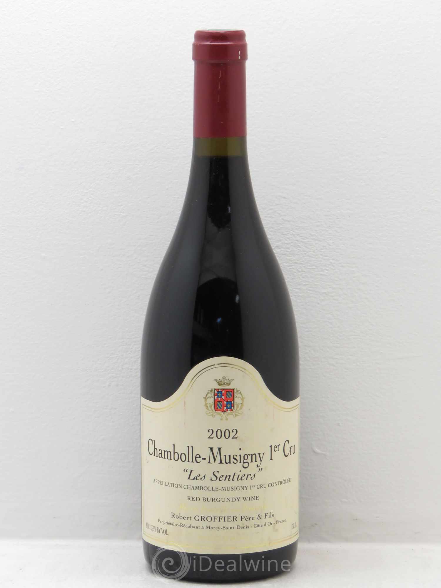 Chambolle-Musigny 1er Cru Les Sentiers Robert Groffier Père & Fils (Domaine) 2002 - Lot de 1 bouteille - 0