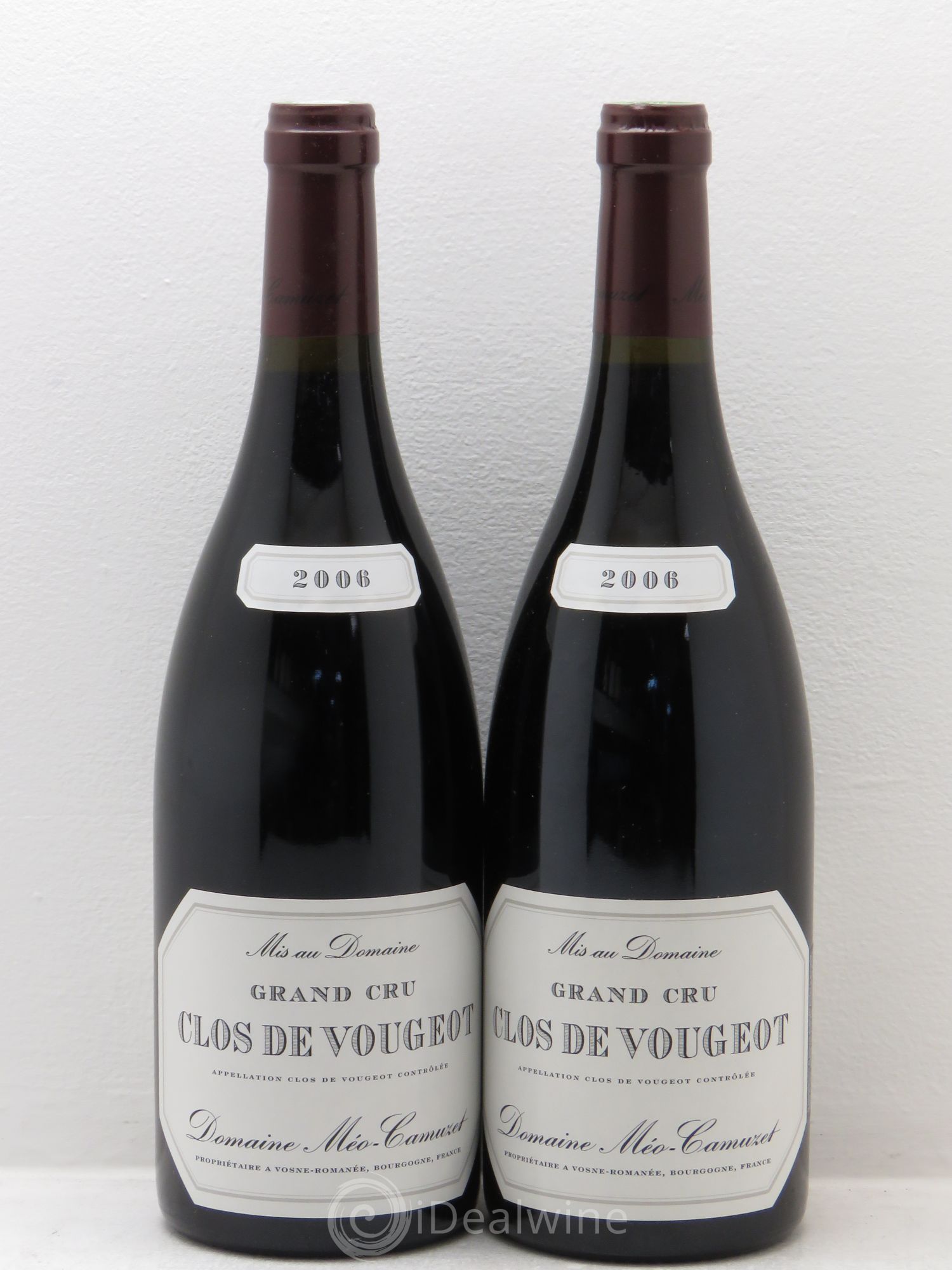 Clos de Vougeot Grand Cru Méo-Camuzet (Domaine) 2006 - Lot de 2 bouteilles - 0
